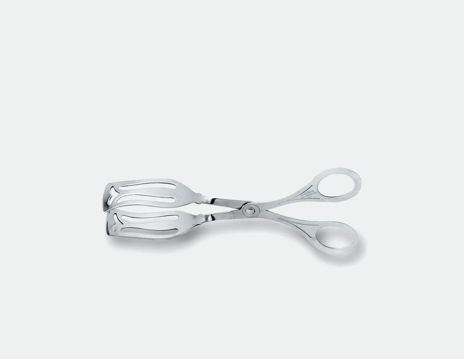 Alessi Gebäckzange aus Edelstahl glänzend poliert