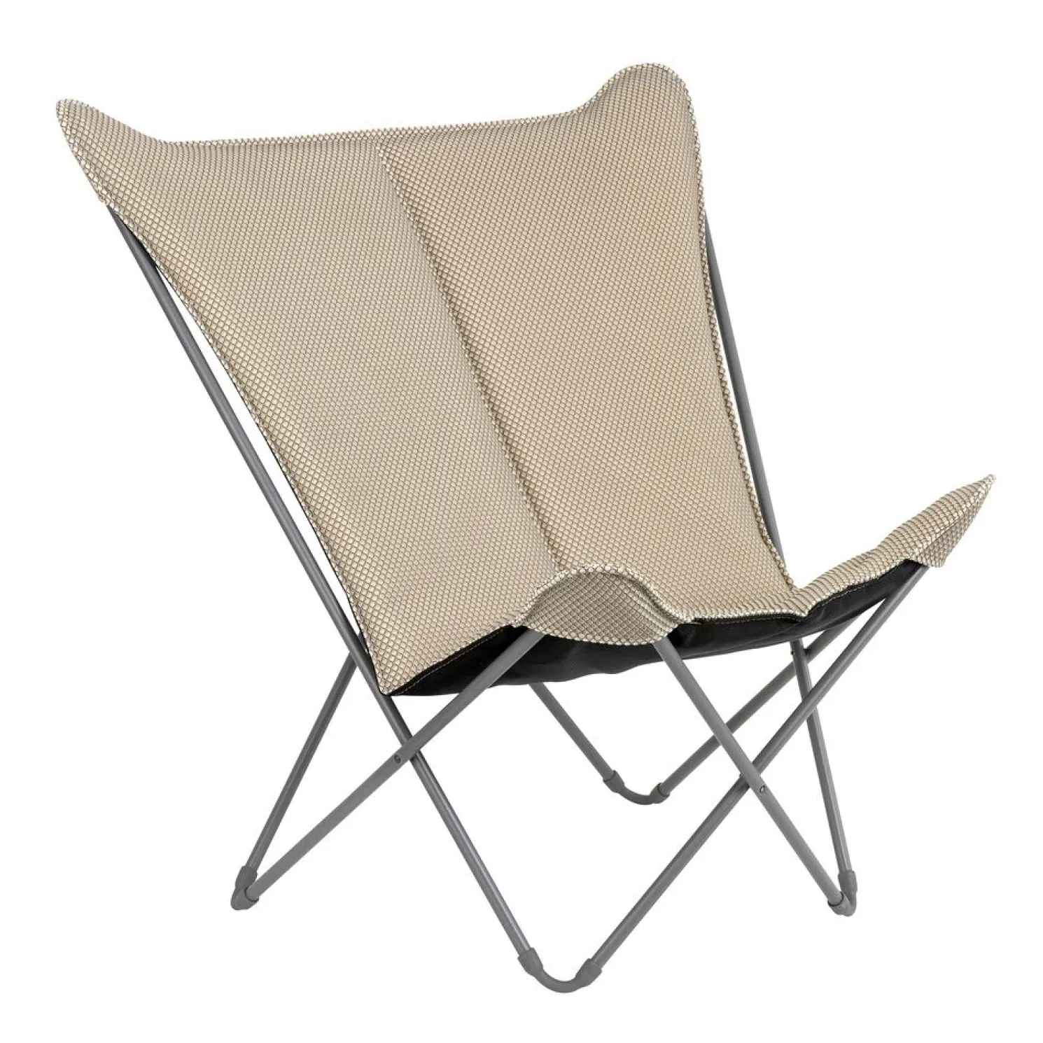 Lafuma Pop Up Lounge Chair XL BEC Beige Moka