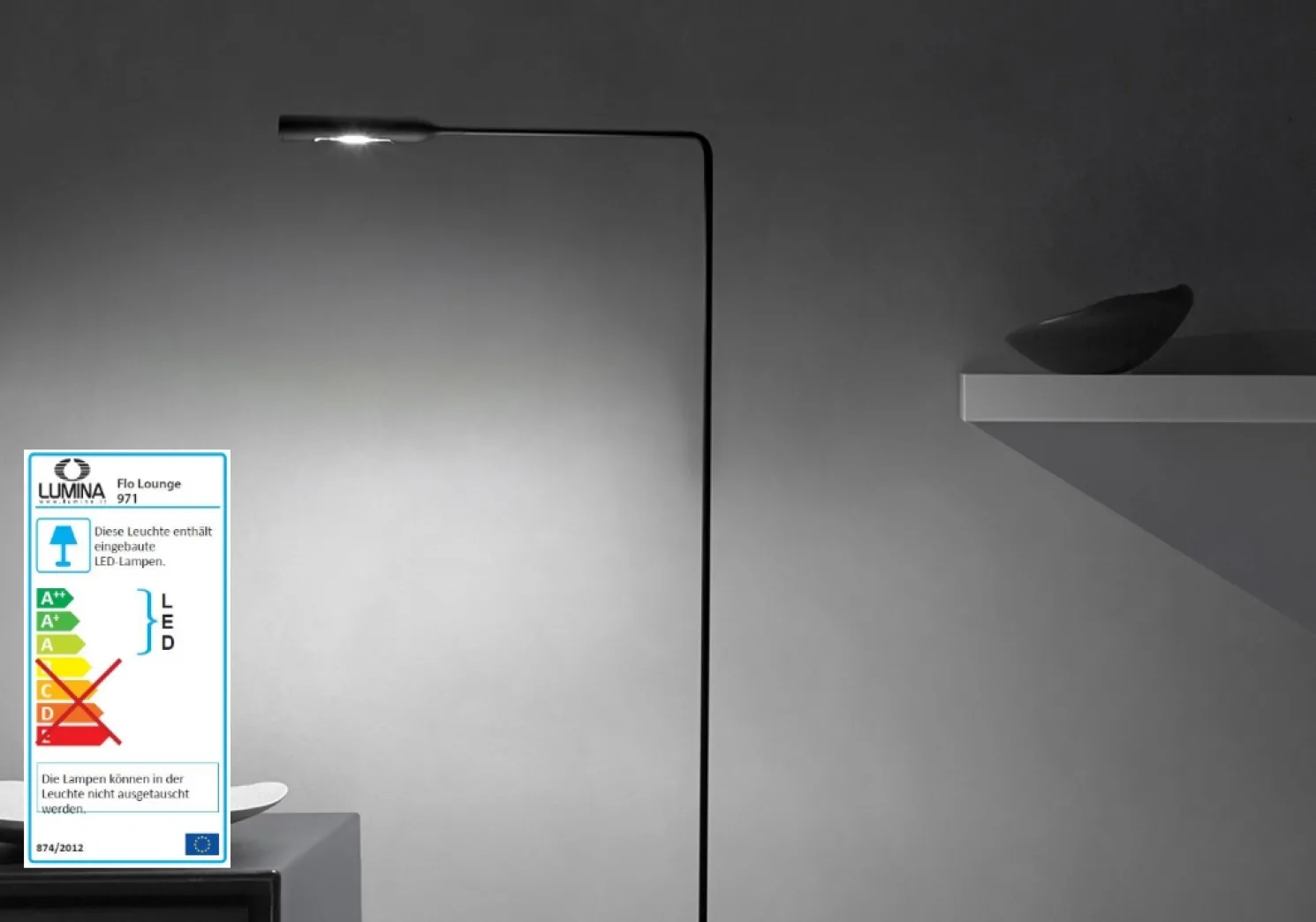 Lumina FLO Desk Tischlampe gelb