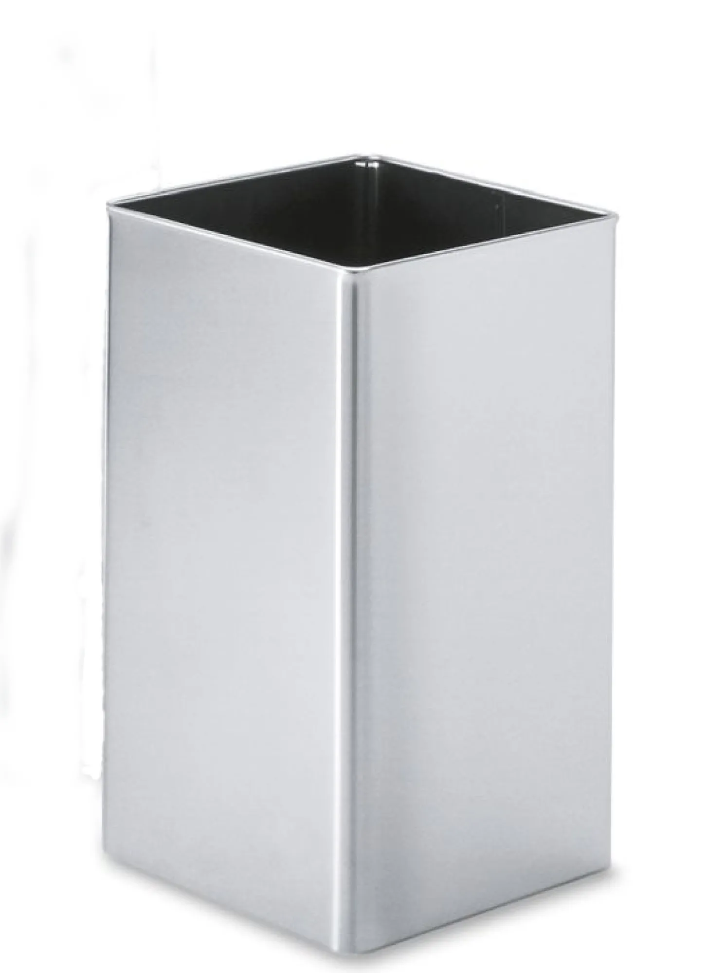 Zack Angolo - Papierkorb H: 40 cm silber