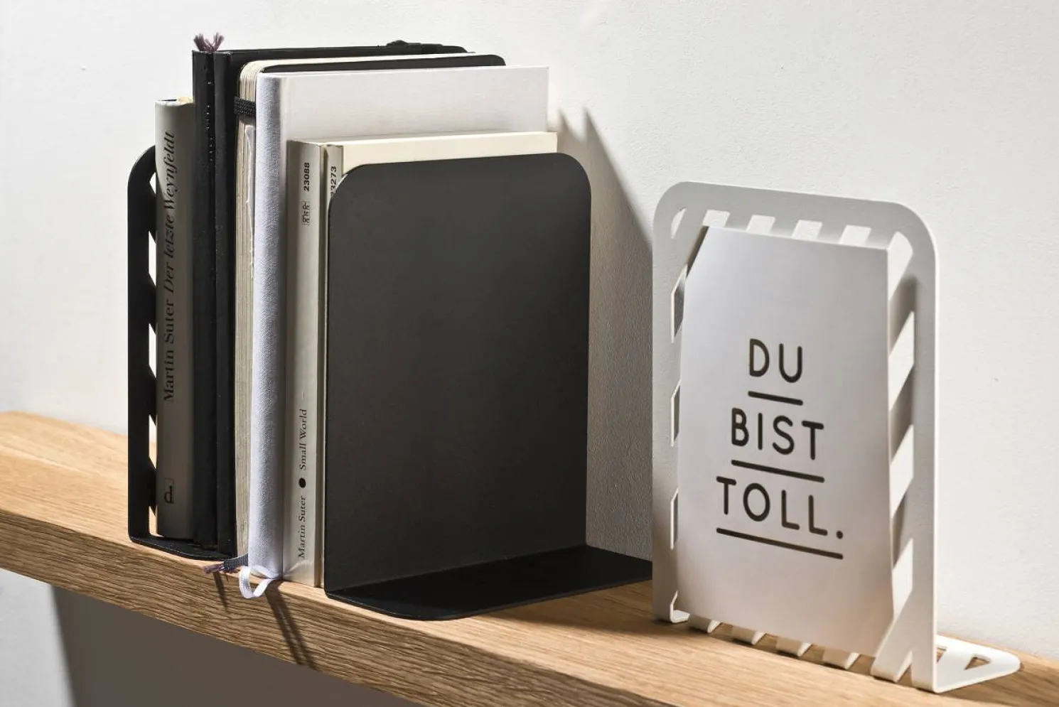 weld & co Buchstütze Solid schwarz