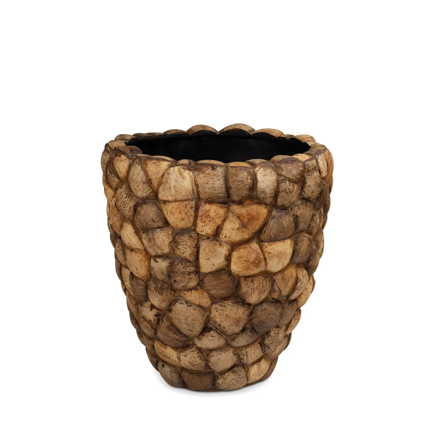 Fleur Ami Coconut braunes Pflanzgefäß Ø 45 cm, Höhe 50 cm