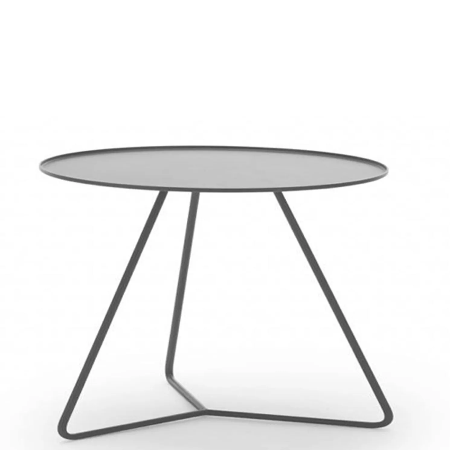 Möller Design Steely Couchtisch 37cm graphitgrau matt