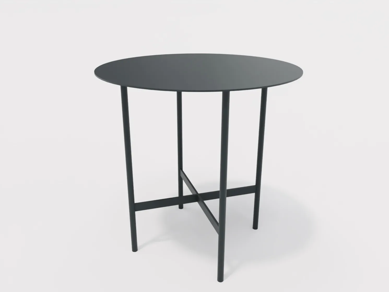 Müller Möbelfabrikation BETA Beistelltisch rund Small RAL 7016 anthrazitgrau