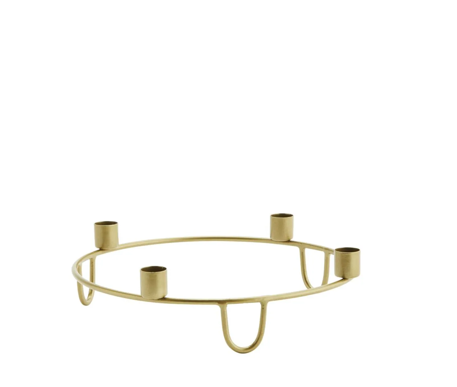 MADAM STOLTZ Adventskranz Stabkerzen liegend