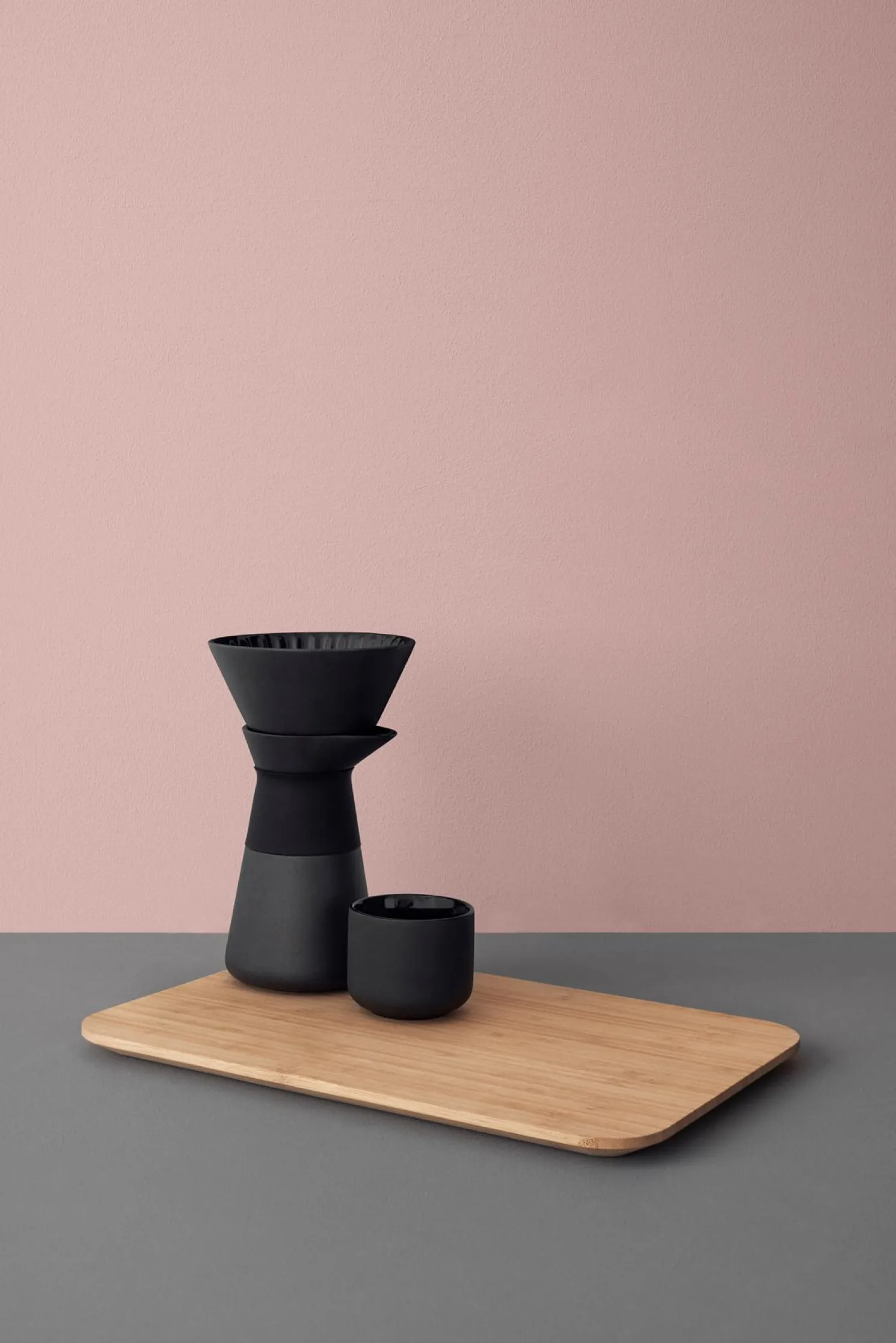 Stelton Theo - Kaffeefilterkanne Schwarz