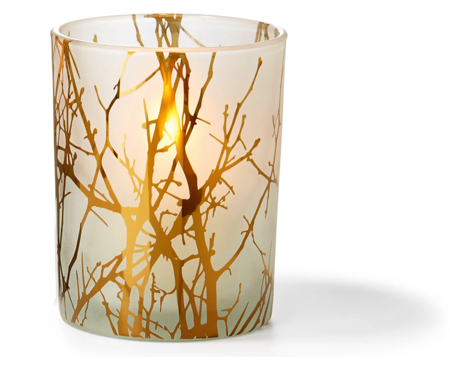 Philippi Forest Windlicht mit goldenem Lichteffekt