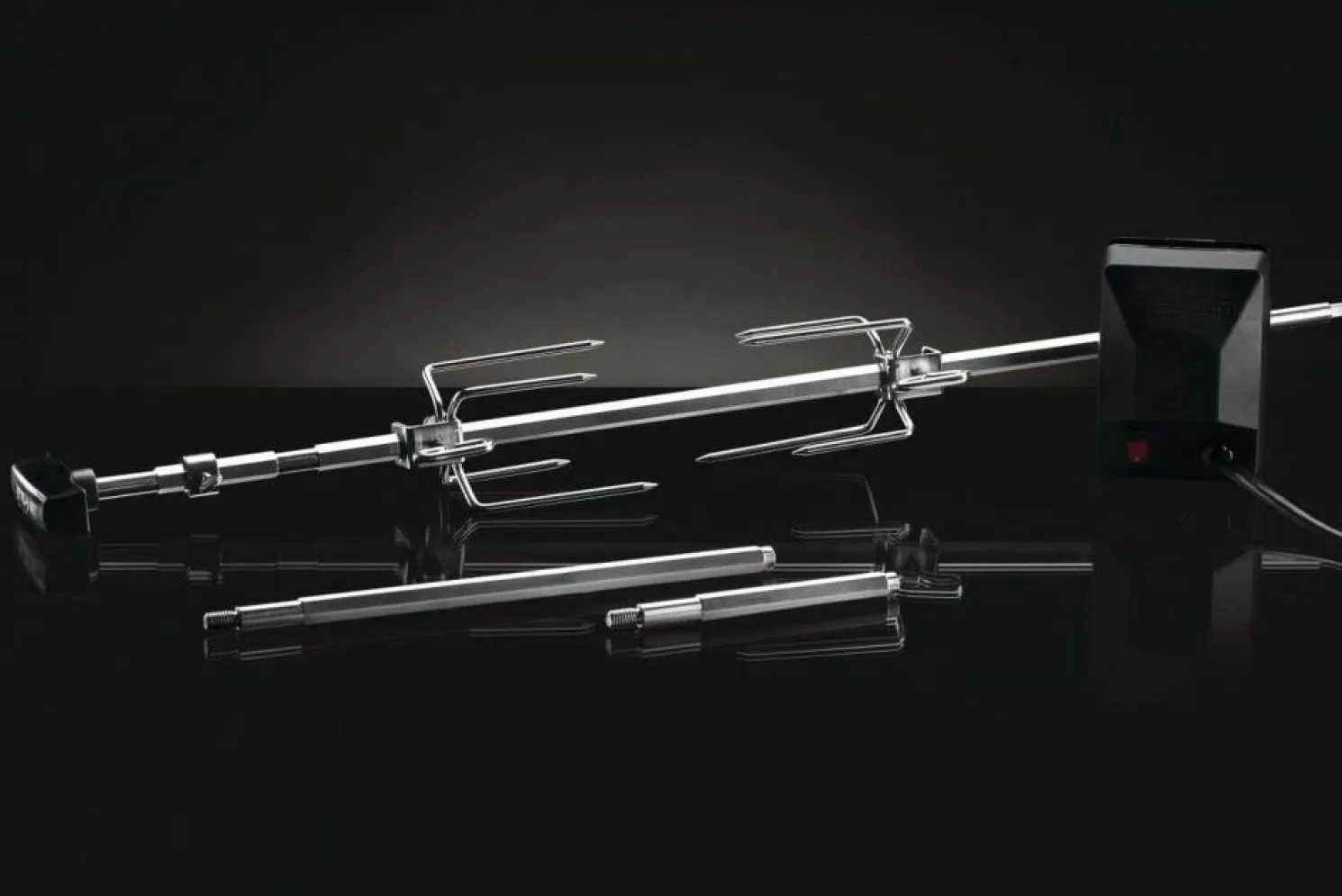 Napoleon Robustes Drehspieß-Kit für Holzkohlegrills mit ∅ 47 und ∅ 57 cm