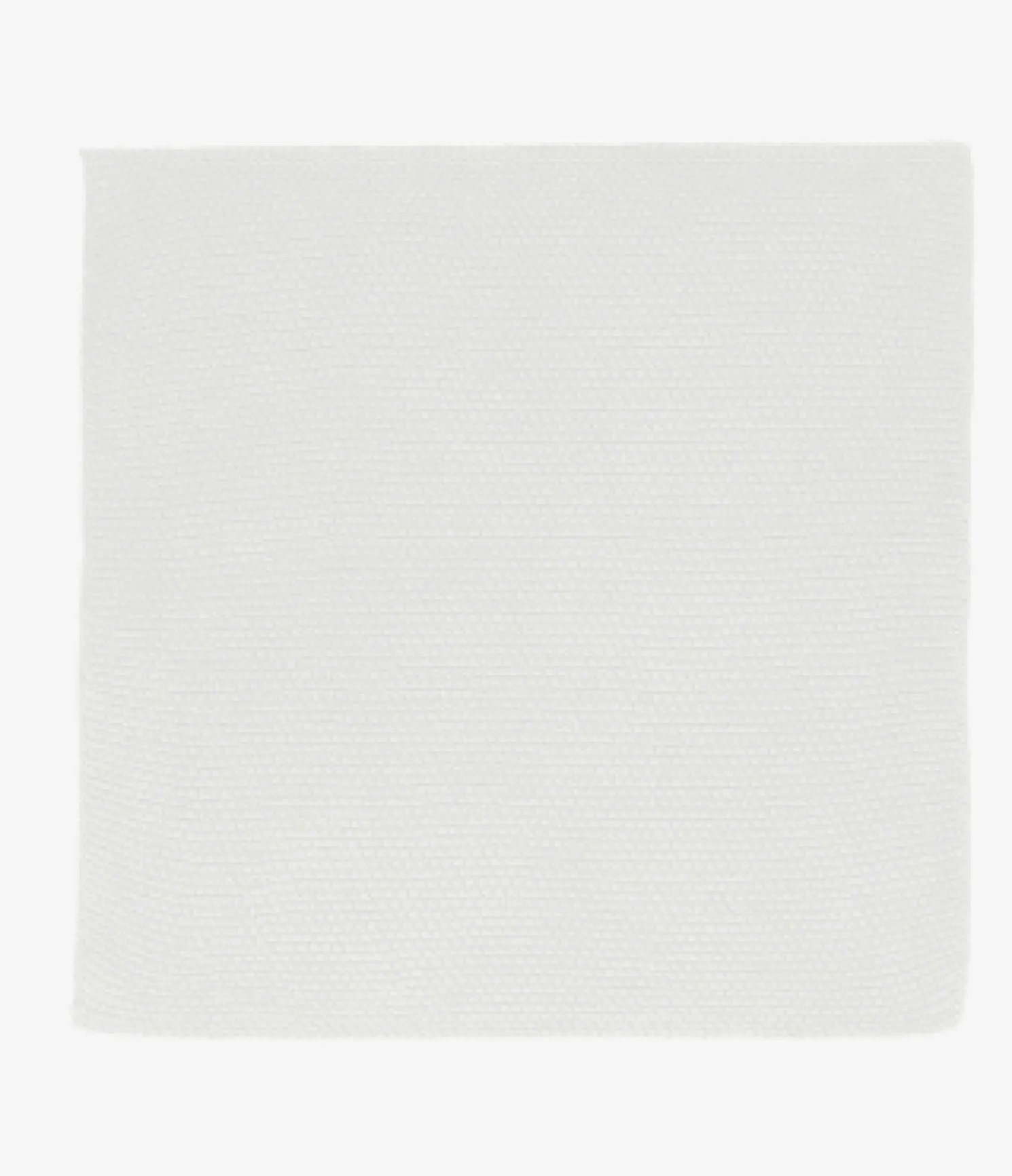 ASA Selection 2er Set Baumwolltuch gestrickt weiß