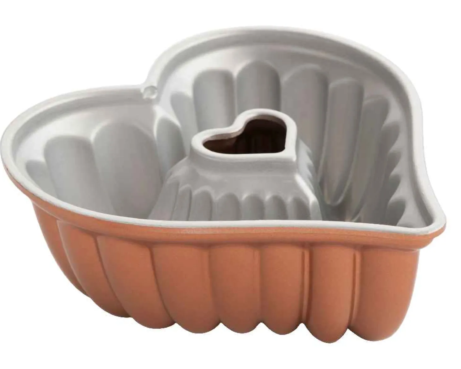 Nordic Ware Kuchenform Herz Elegant Heart Bundt