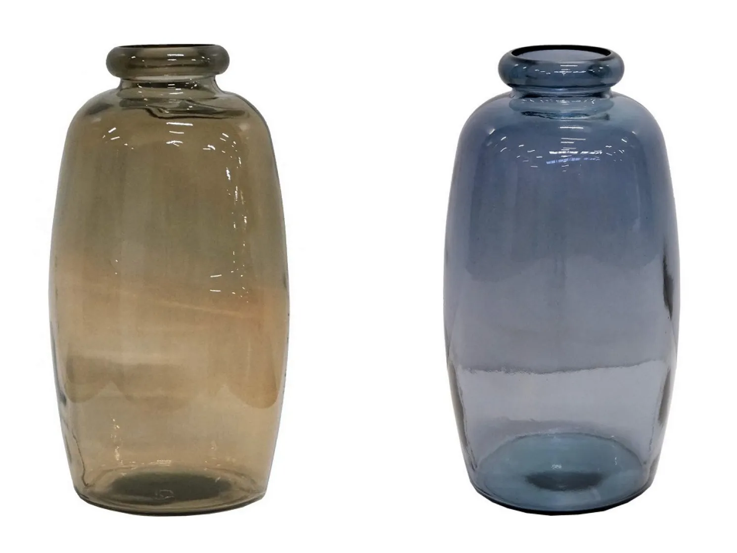 Trademark Living Glasvase Shape Meerblau