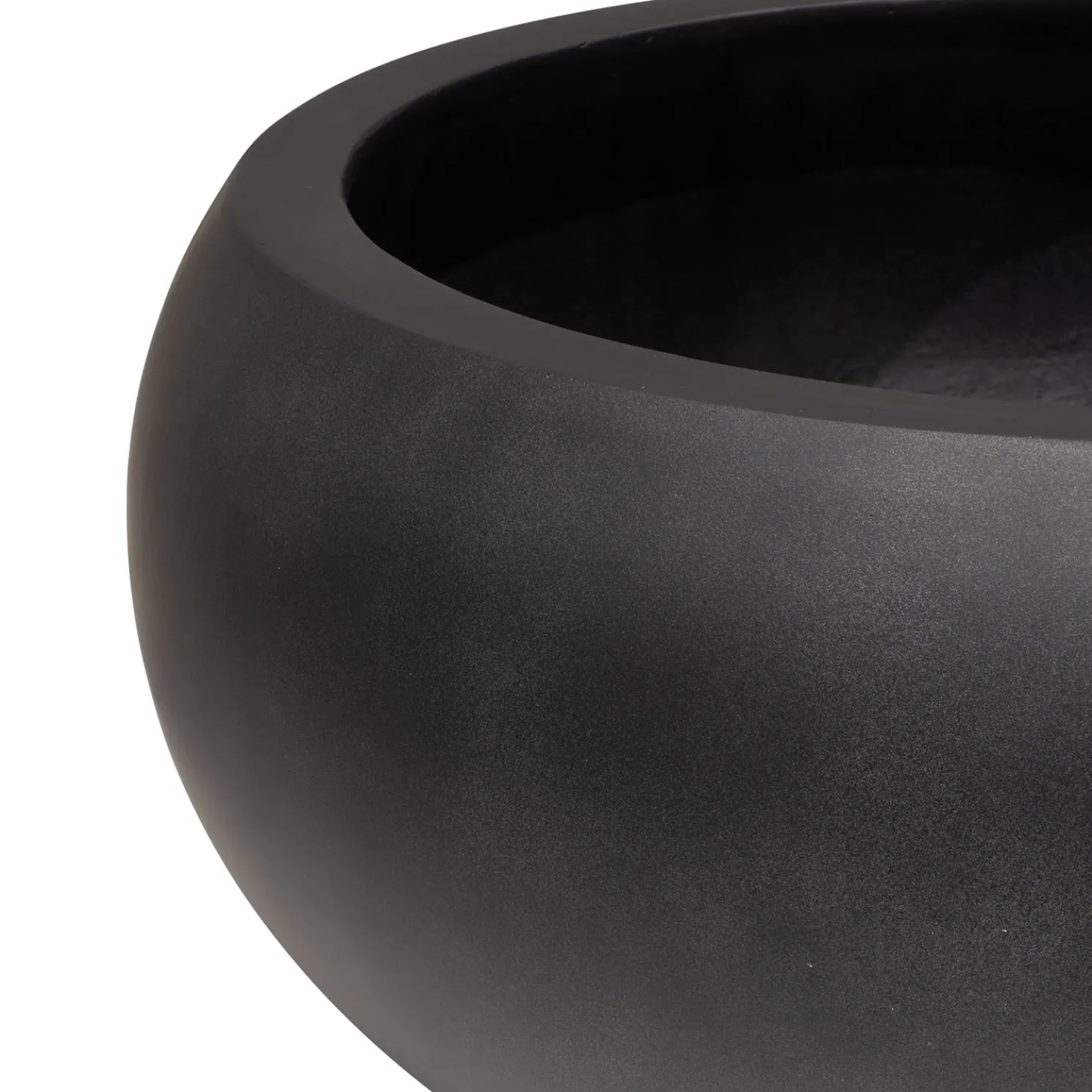 Fleur Ami Division Lite Pflanzenschale curved anthrazit Ø 55 cm, Höhe 25 cm