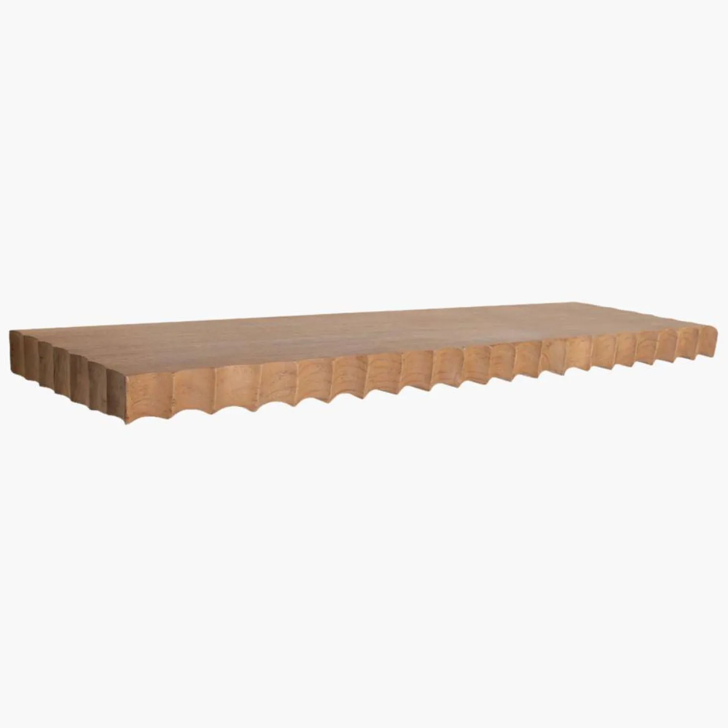 Raw Materials Wandregal aus geöltem Holz 60 cm