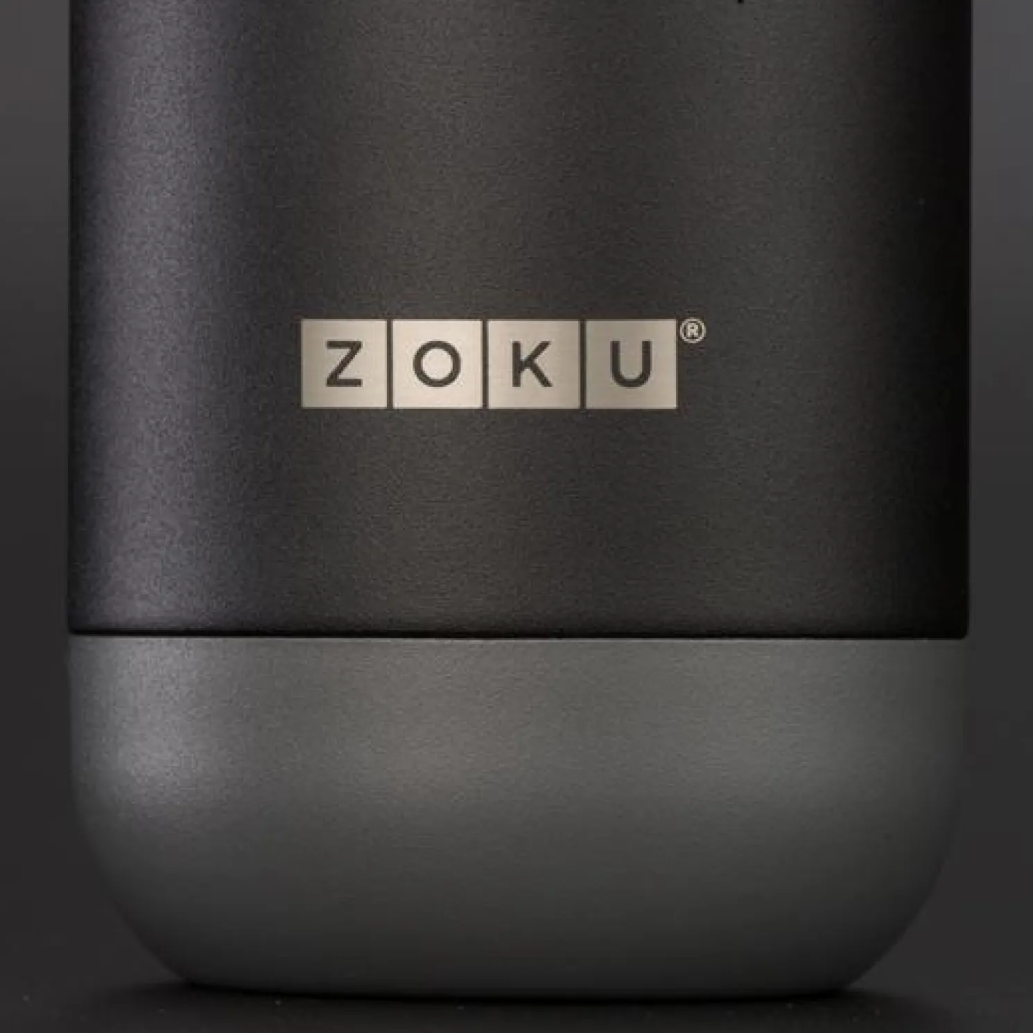 Zoku Edelstahl Trinkflasche 350ml Black