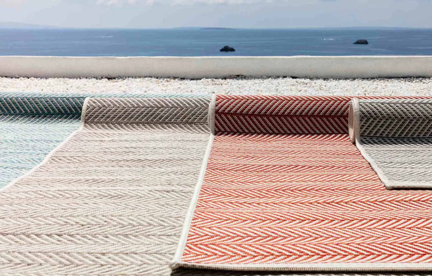 Hanton Outdoorteppich Rylander rot 230x330 cm