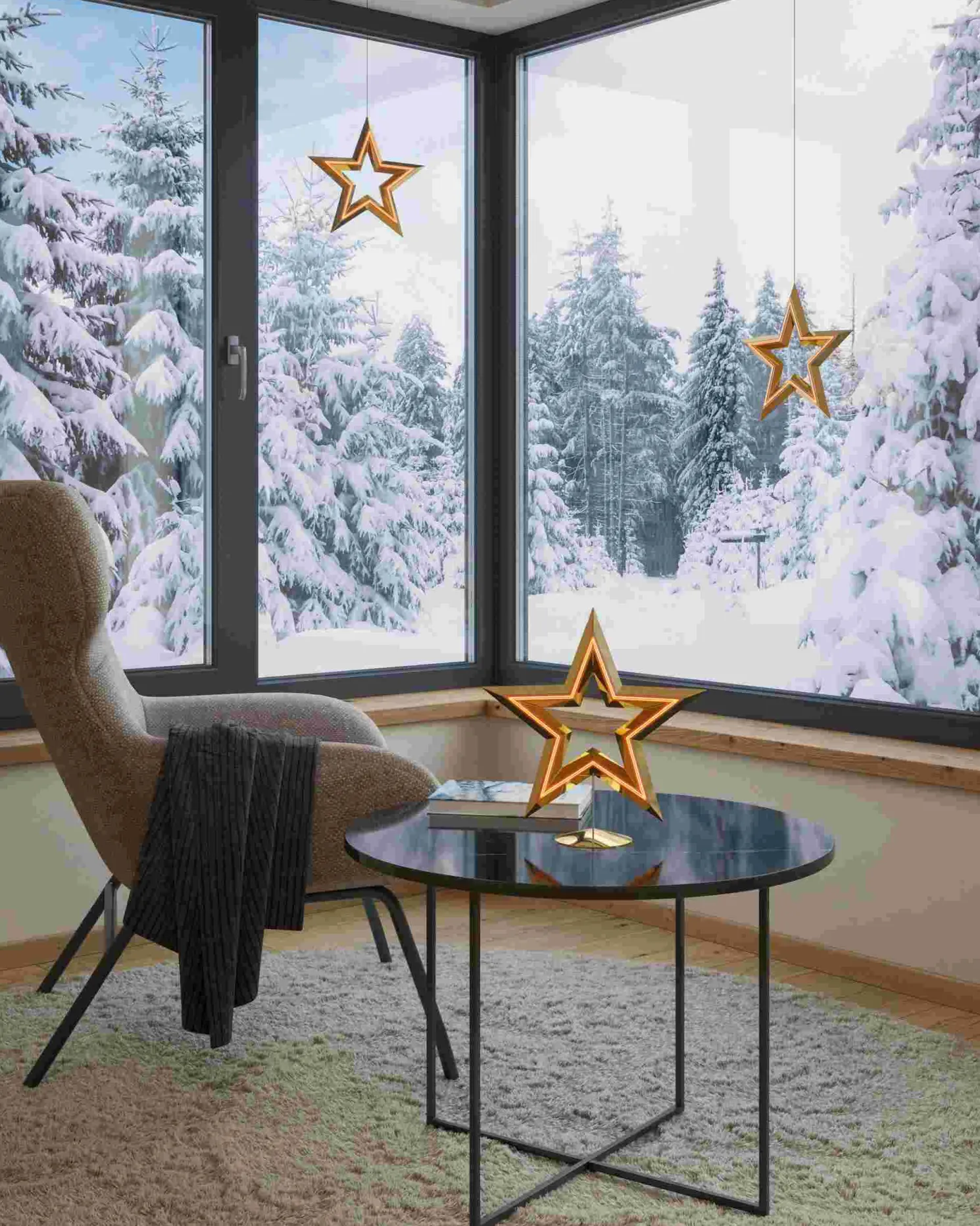 Sompex FREESTAR - Akku Dekoleuchte Gold