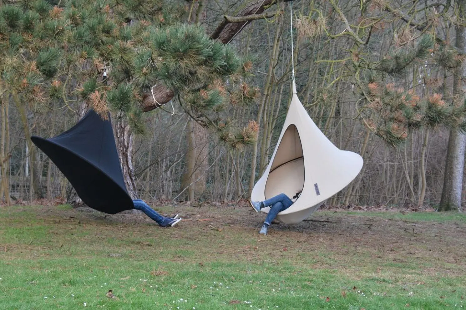 Cacoon Cacoon Hängezelt Olefin double erdbraun Ø 1,80m