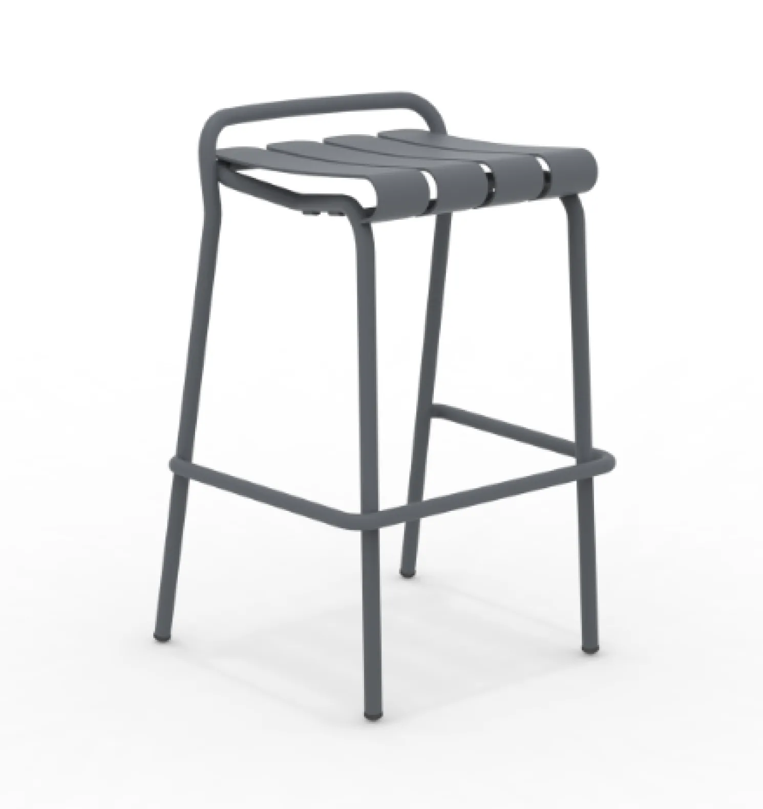 vermobil Verdea Outdoor Barhocker stapelbar dunkelgrau