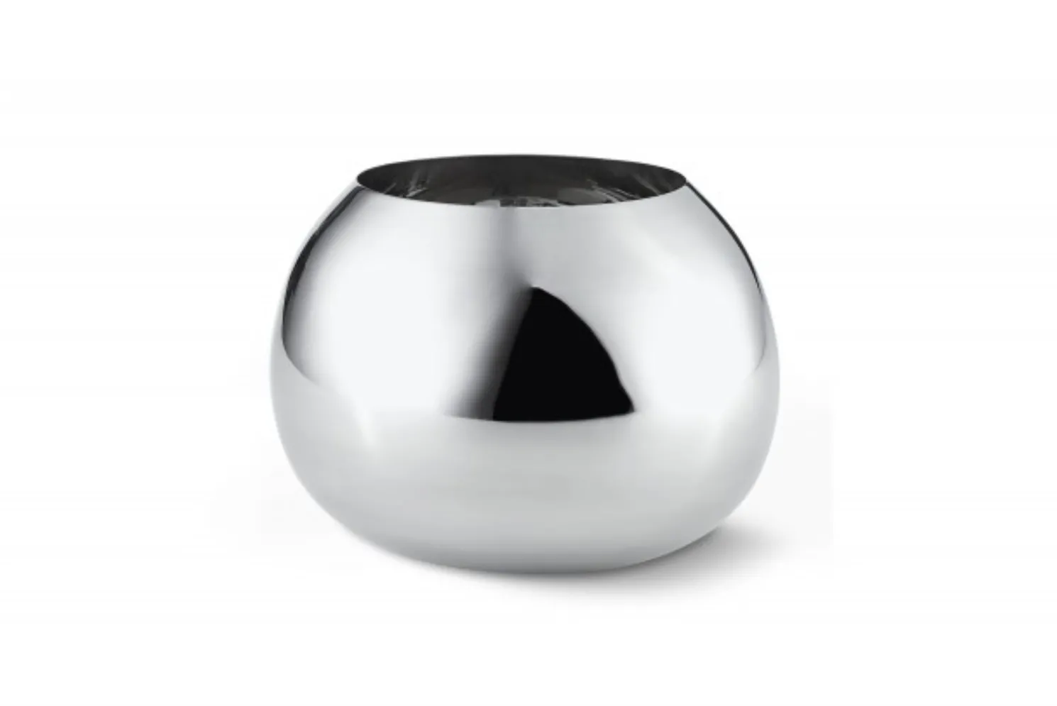 Philippi Bella Vase silber Ø 16 cm, Höhe 12 cm