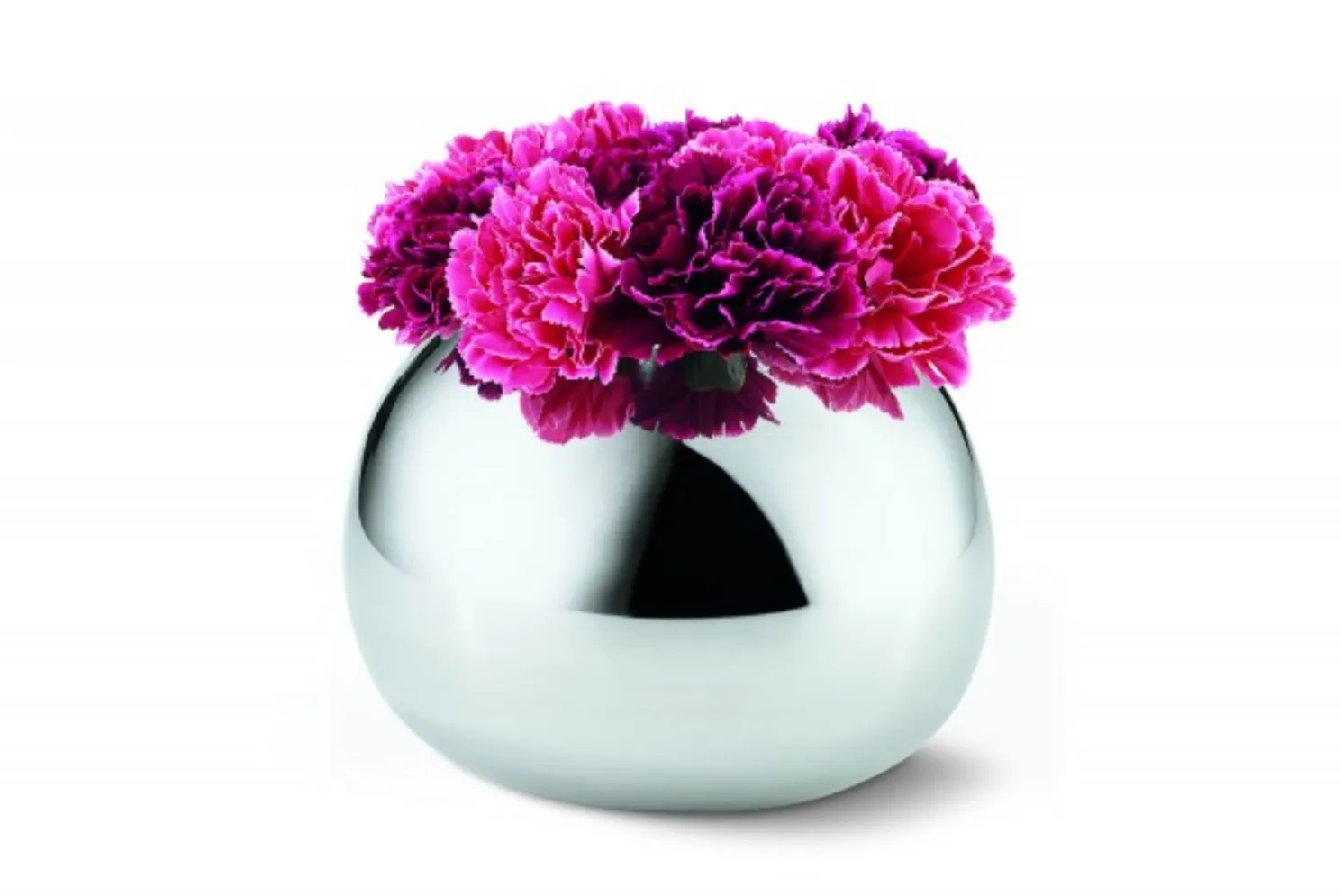 Philippi Bella Vase silber Ø 16 cm, Höhe 12 cm