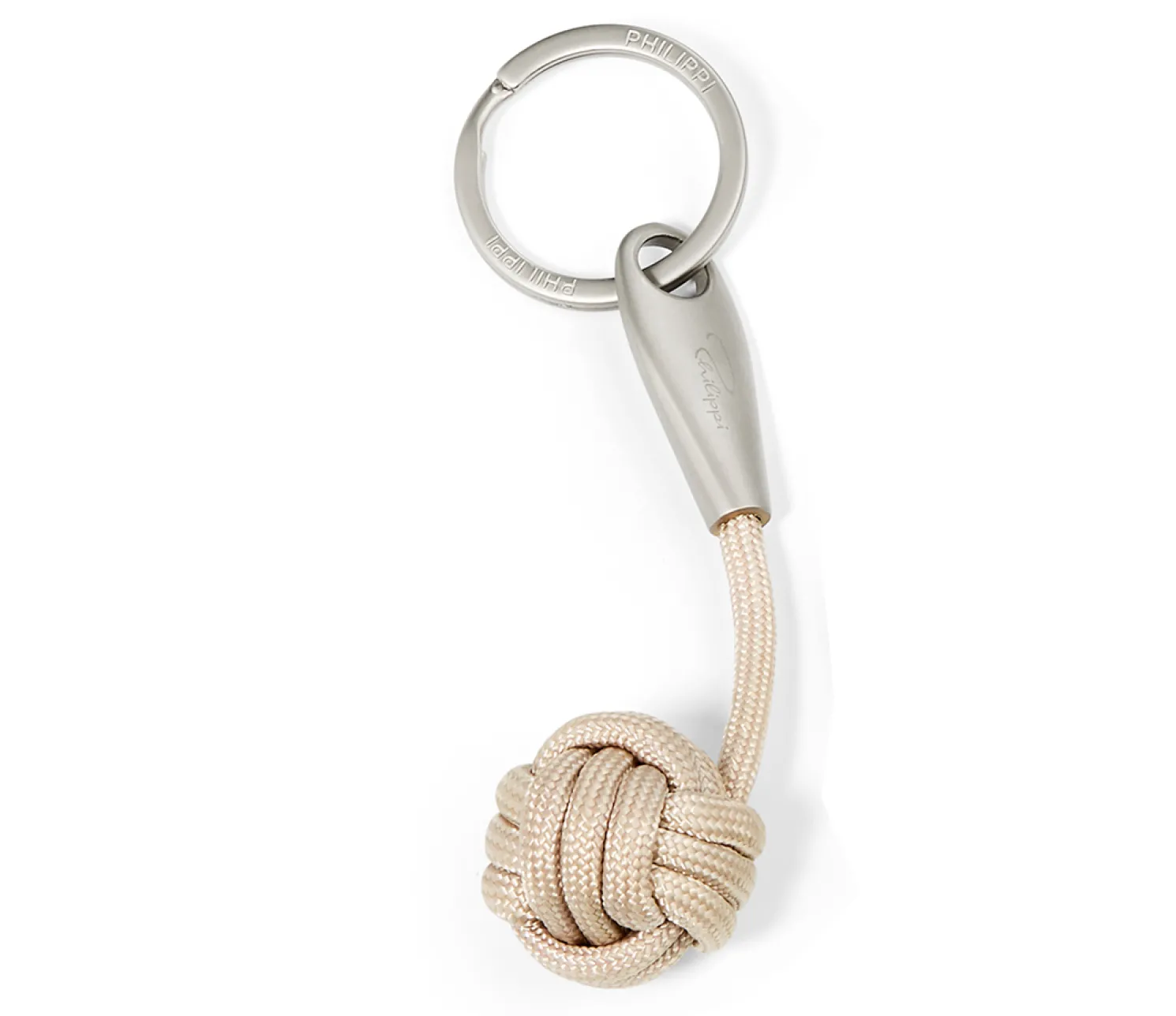 Philippi Knot Hamburger Knoten Schlüsselanhänger creme