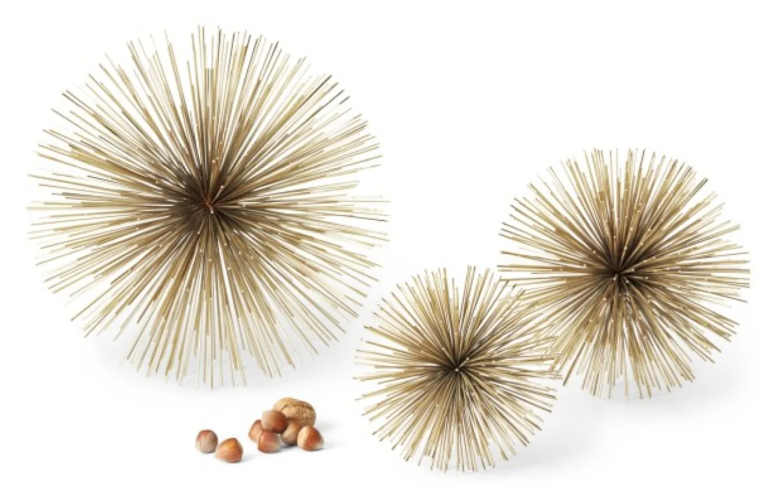 Philippi Riccio Deko-Sterne - goldene Stachelkugel 14 cm