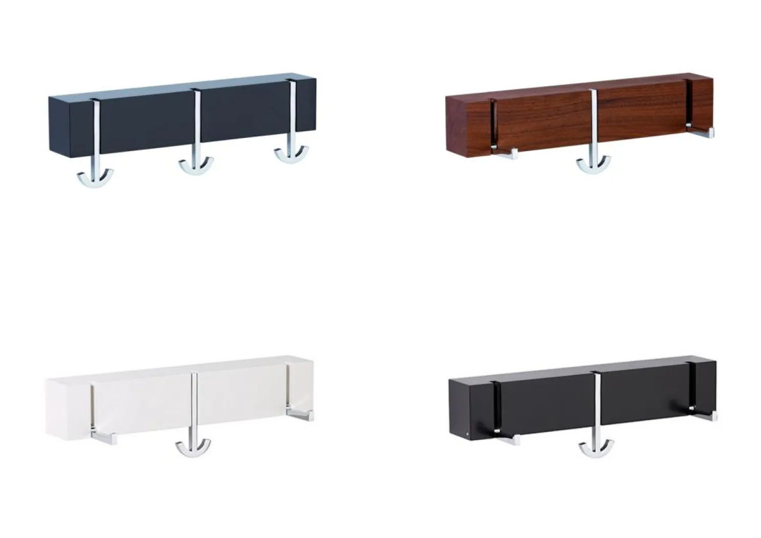 pieperconcept Wandgarderobe ANCORA TRE Nussbaum geölt