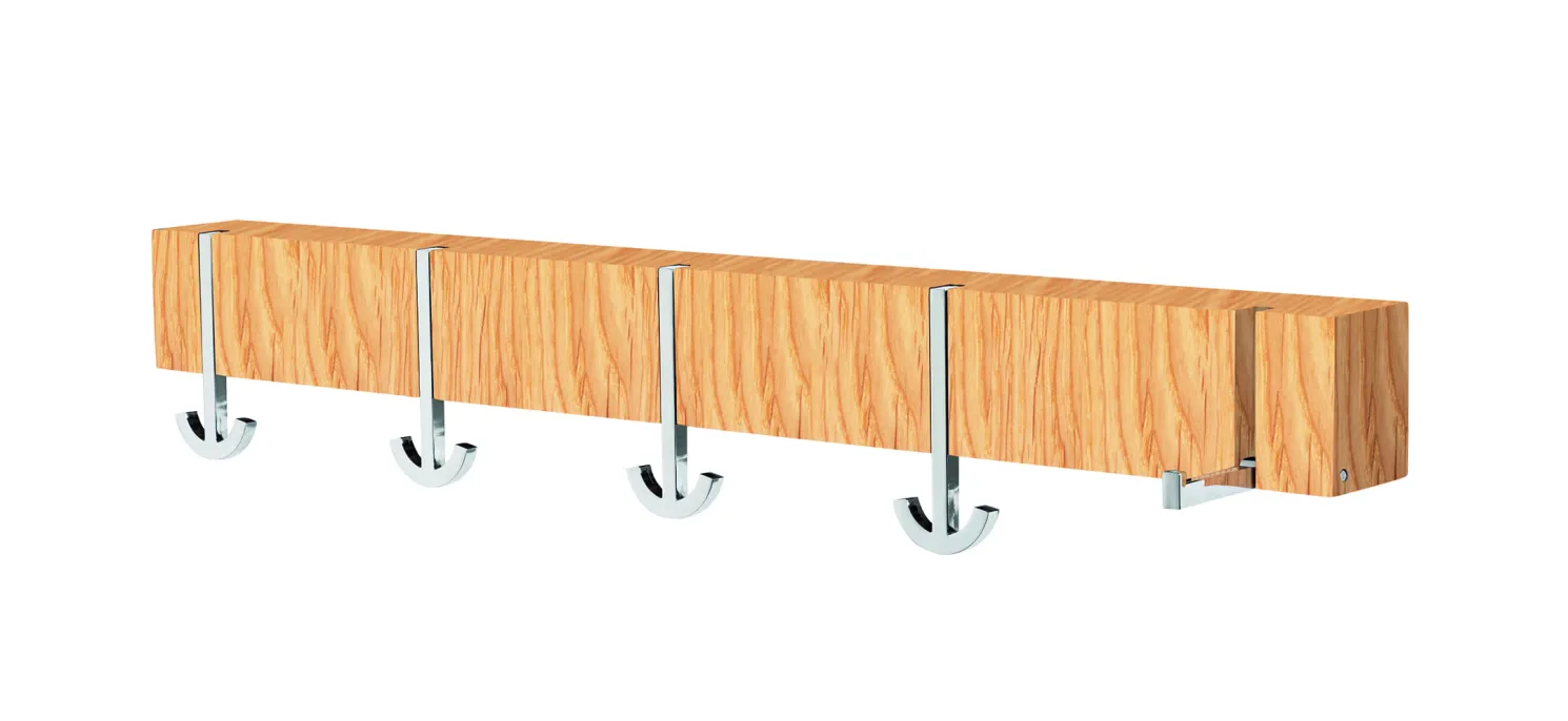 pieperconcept Wandgarderobe ANCORA CINQUE Eiche natur geölt