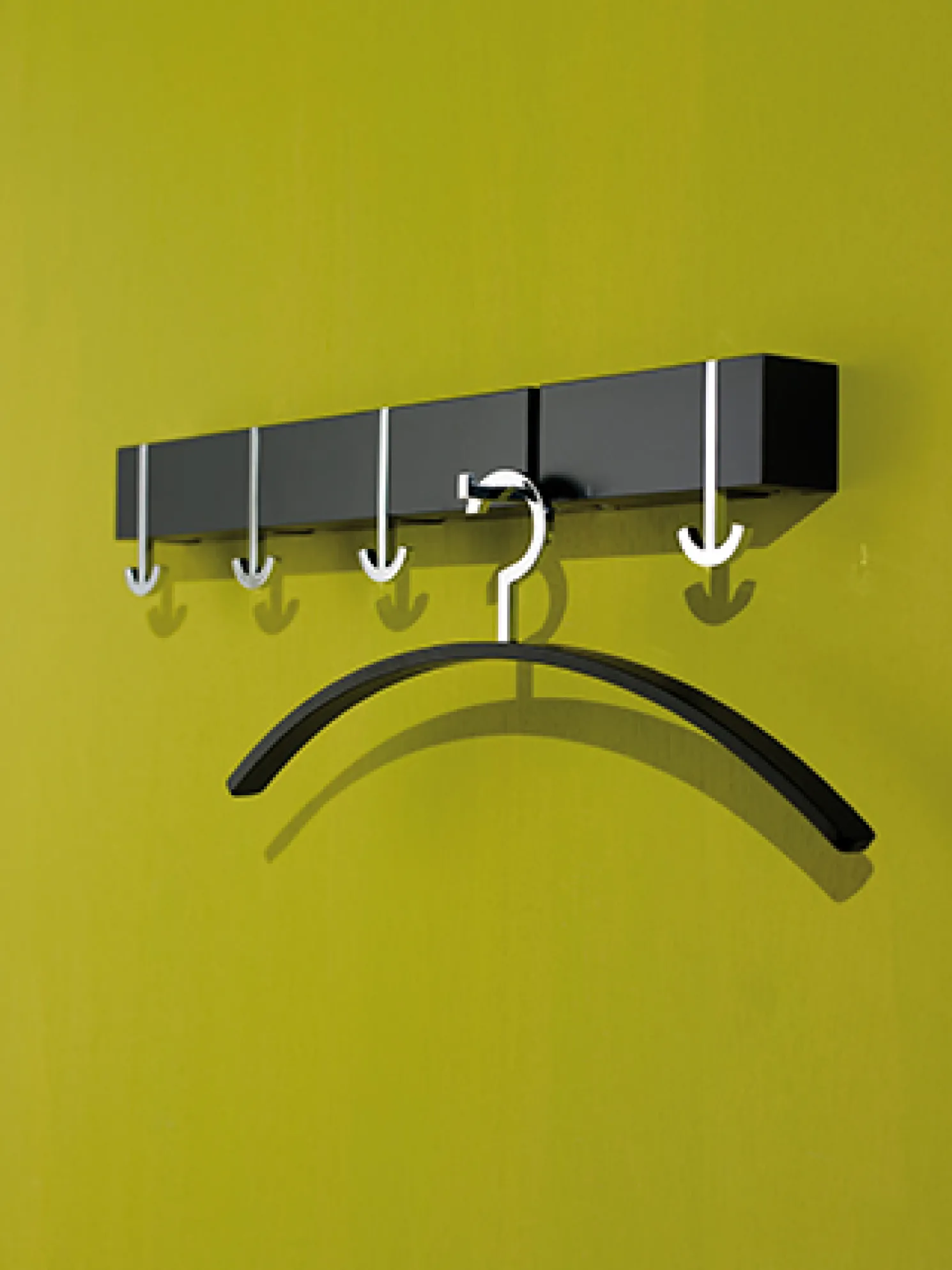 pieperconcept Wandgarderobe ANCORA CINQUE Eiche natur geölt
