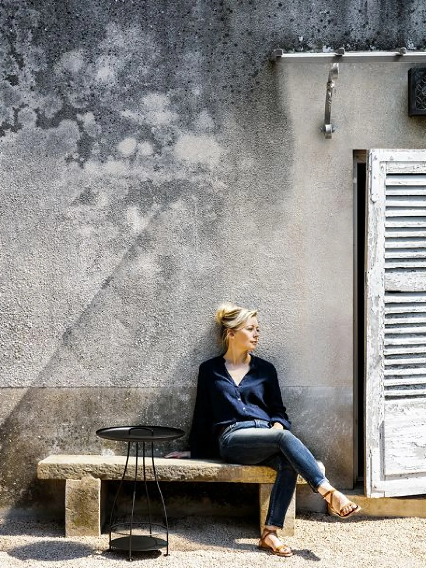 Fermob Happy Hours Beistelltisch Mohnrot