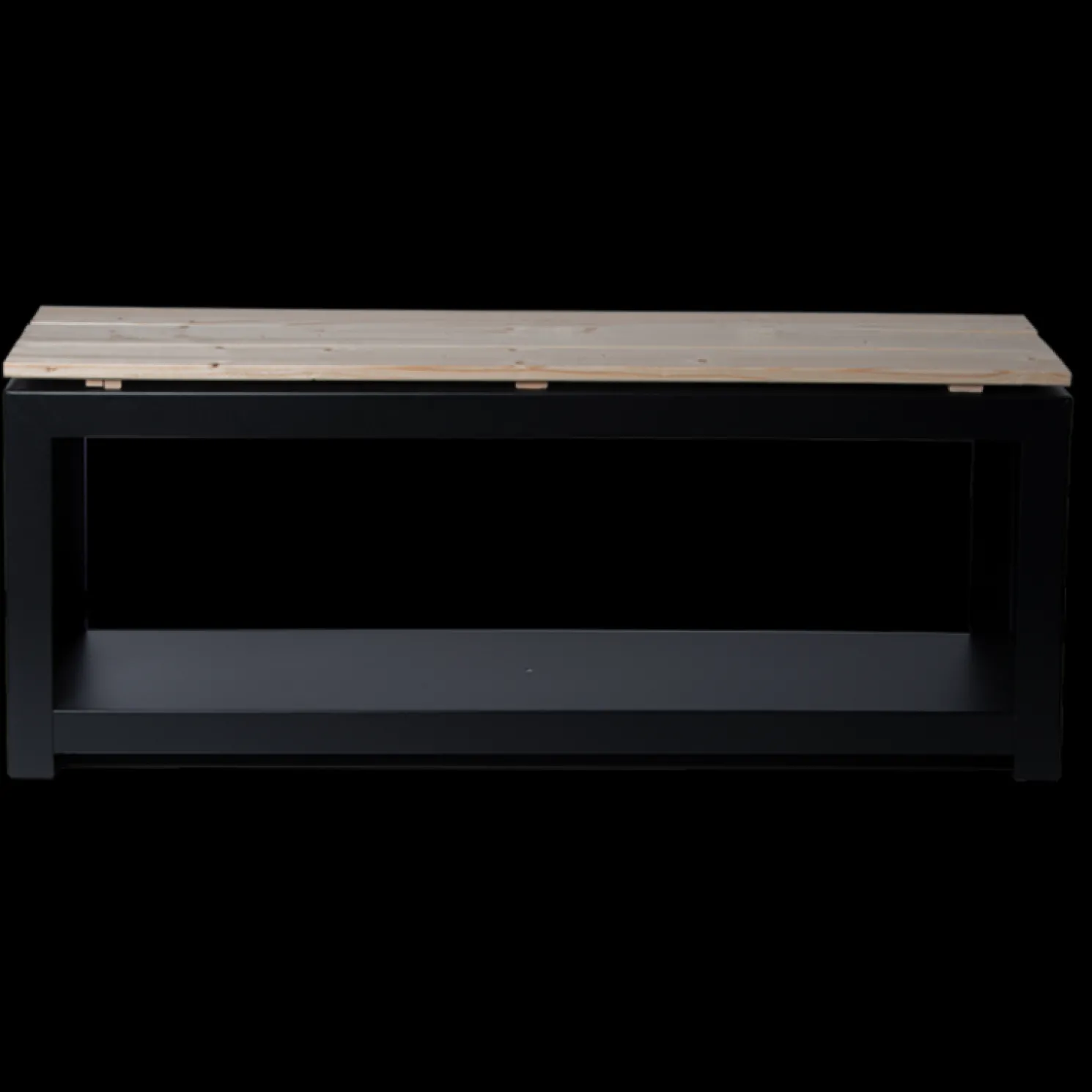 Esschert Sitzbank mit Holzlager