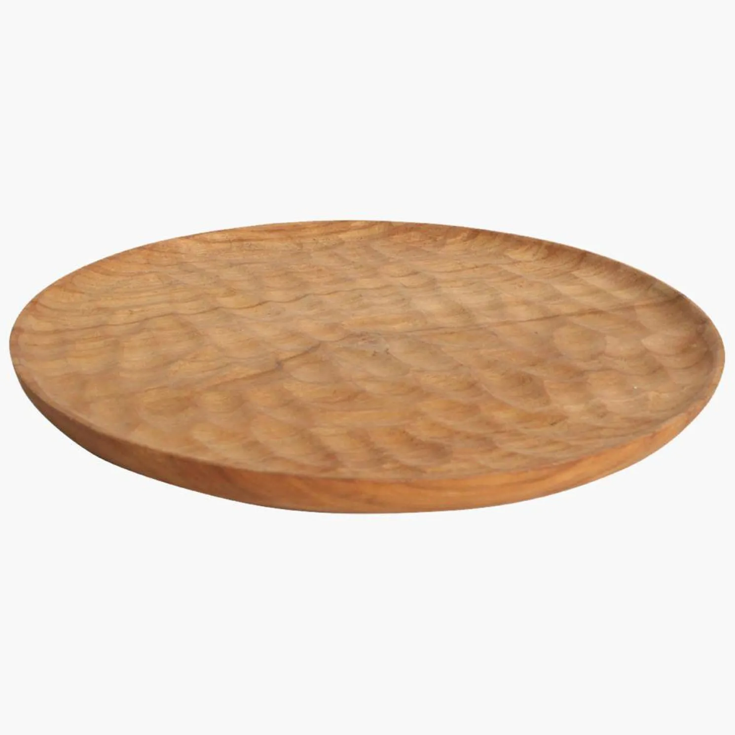 Raw Materials Geöltes Holztablett Ø 25 cm
