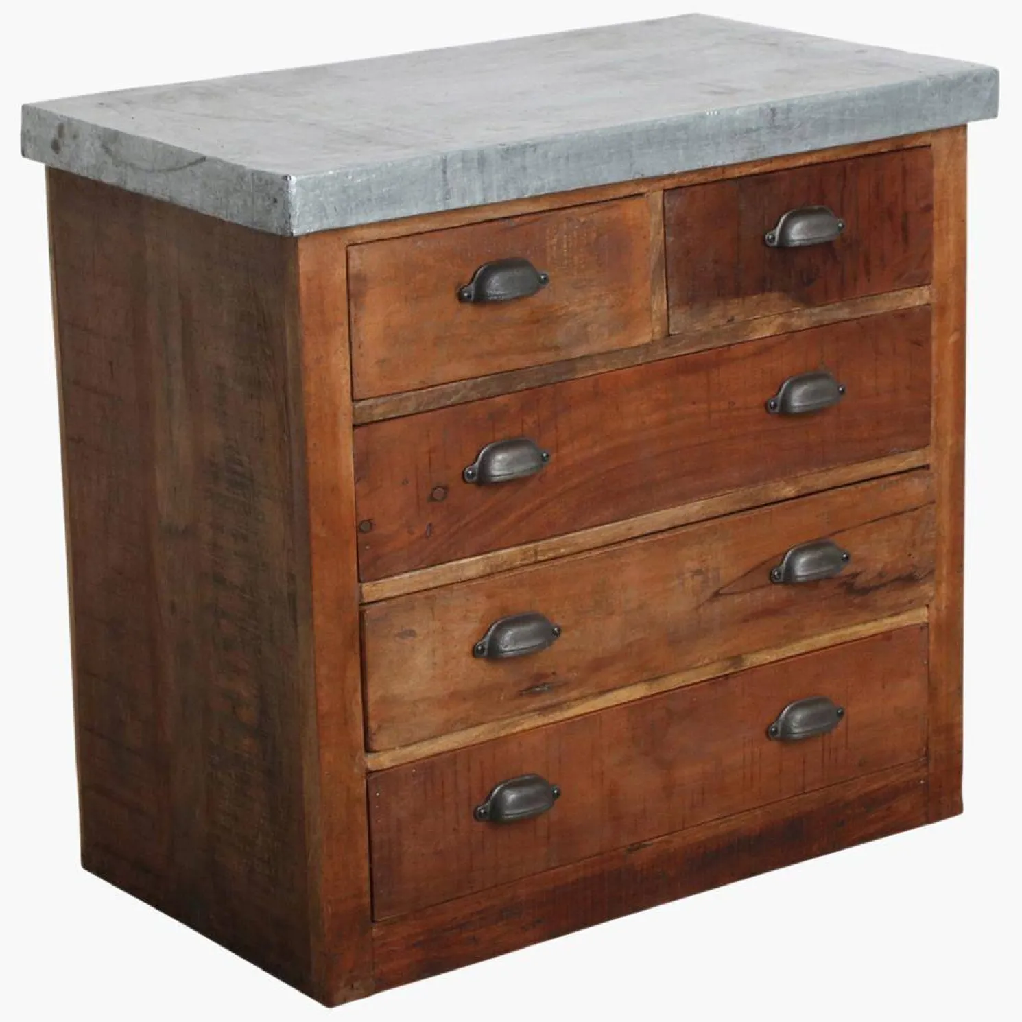 Raw Materials Sideboard - Zink; 83x48x83 cm