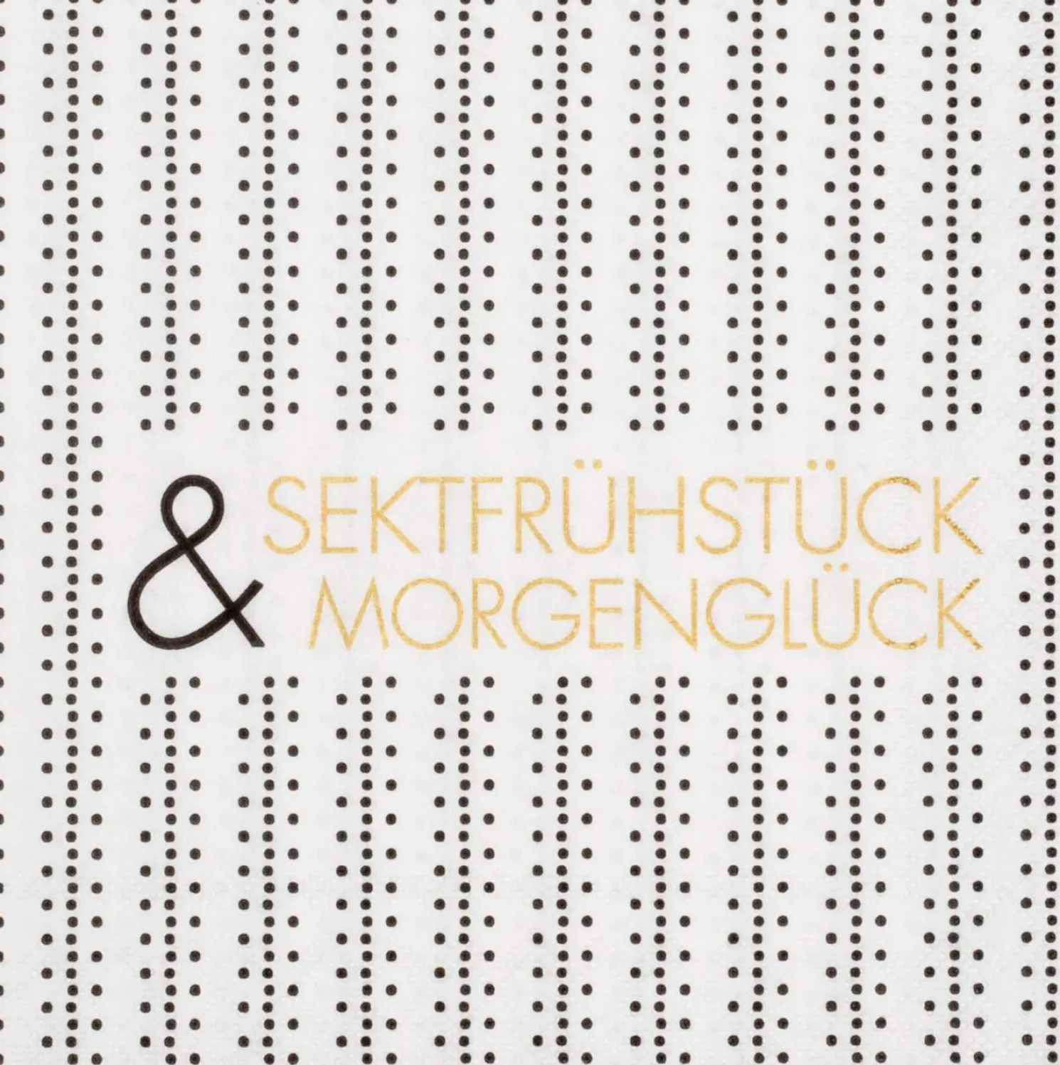 Räder Cocktailserviette "Sektfrühstück" 25 x 25 cm