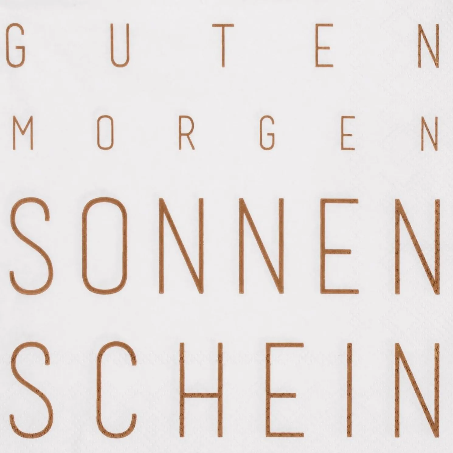 Räder Serviette - Guten Morgen Sonnenschein 16,5x16,5 cm