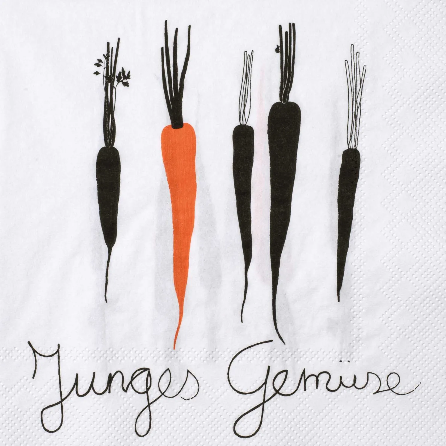 Räder Serviette Junges Gemüse 33x33 cm