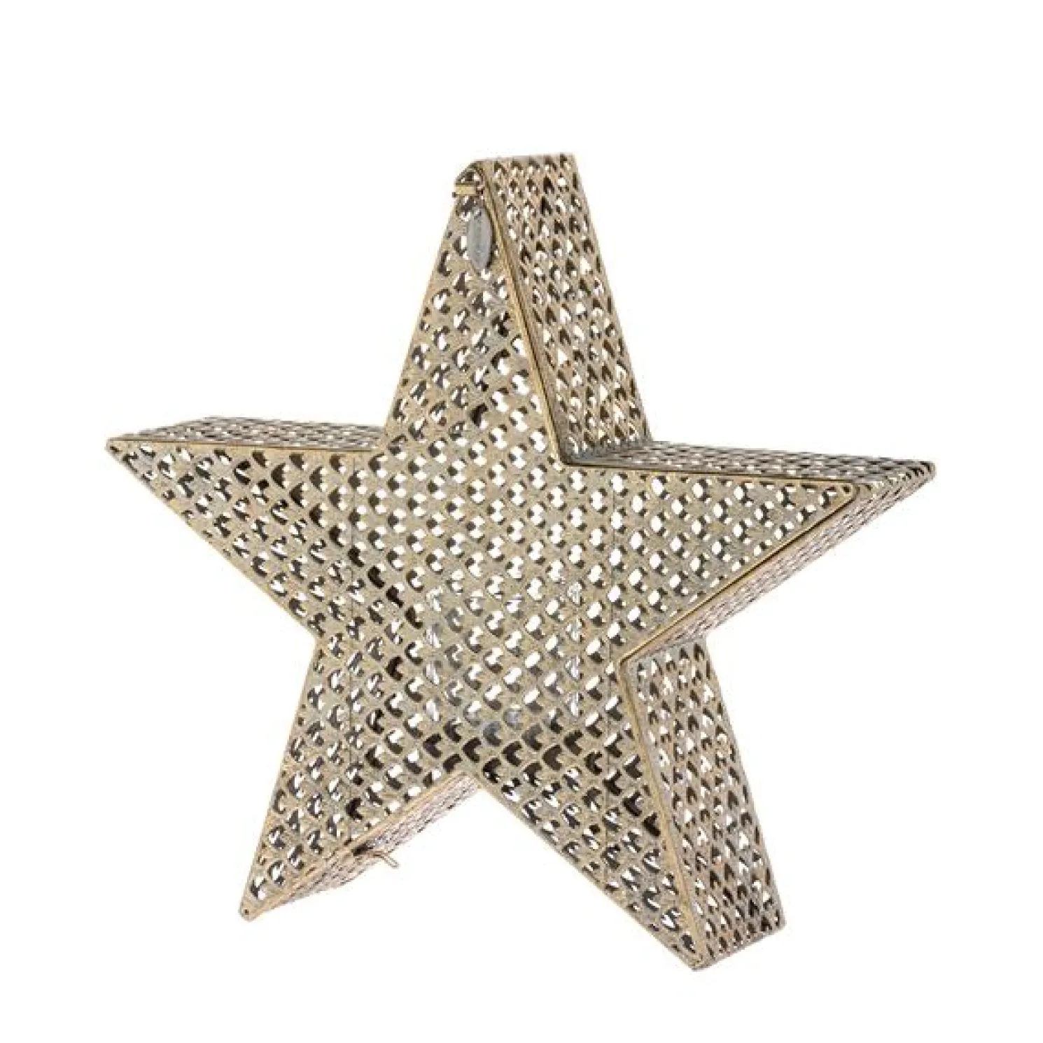 Riverdale Teelichthalter Star gold 37 cm