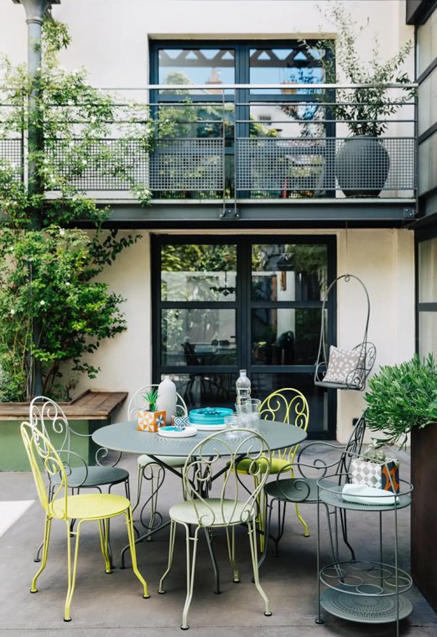 Fermob Montmartre Sessel Gewittergrau