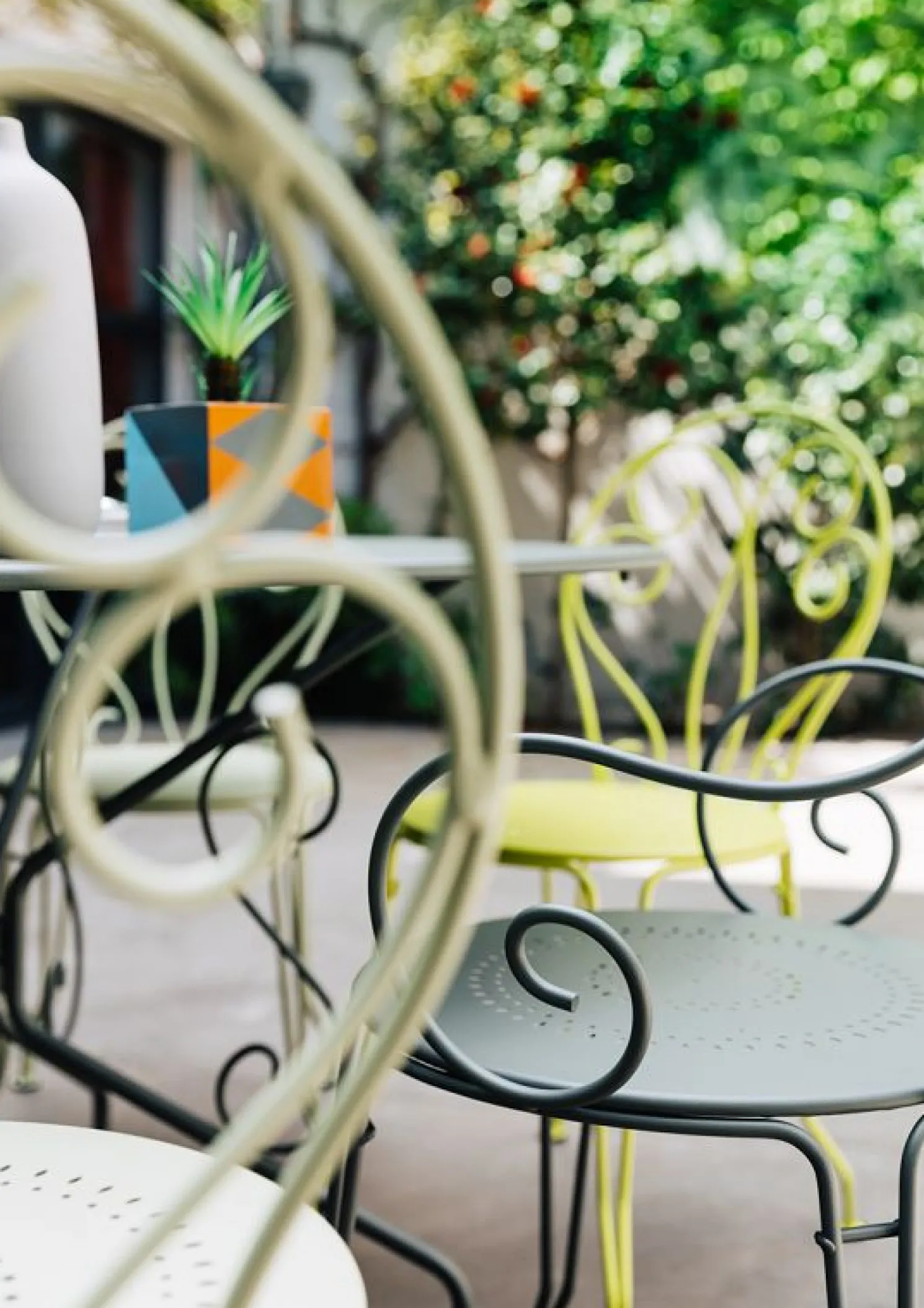 Fermob Montmartre Sessel Gewittergrau