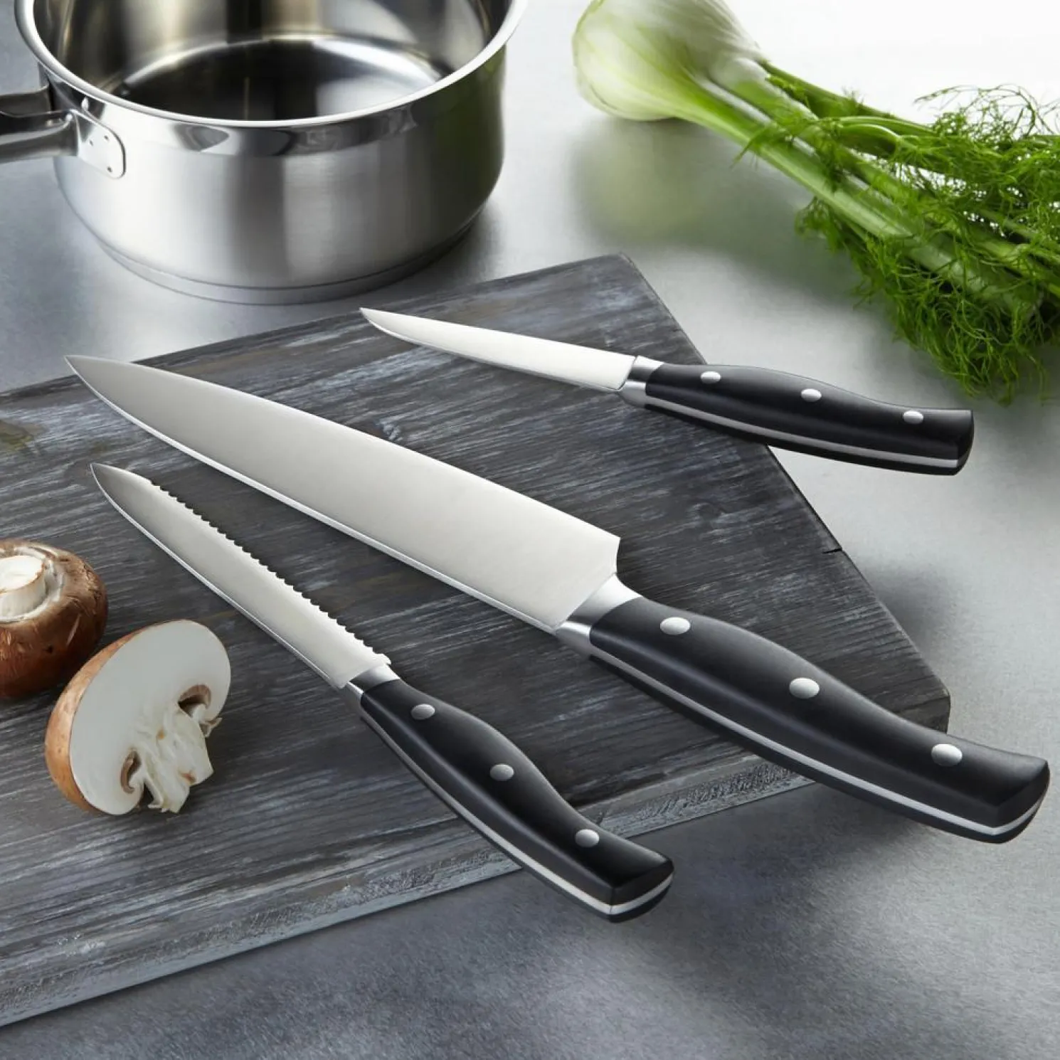Rösle Rösle Pura Messer-Set, 3-tlg. (13077)