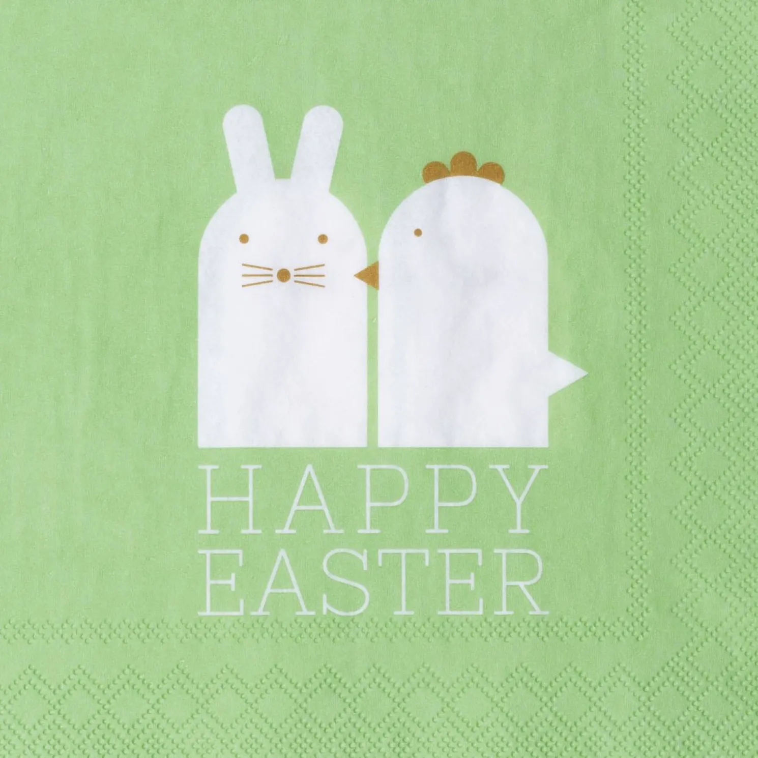 Räder Ostern Cocktailserviette Happy Easter 25x25 cm