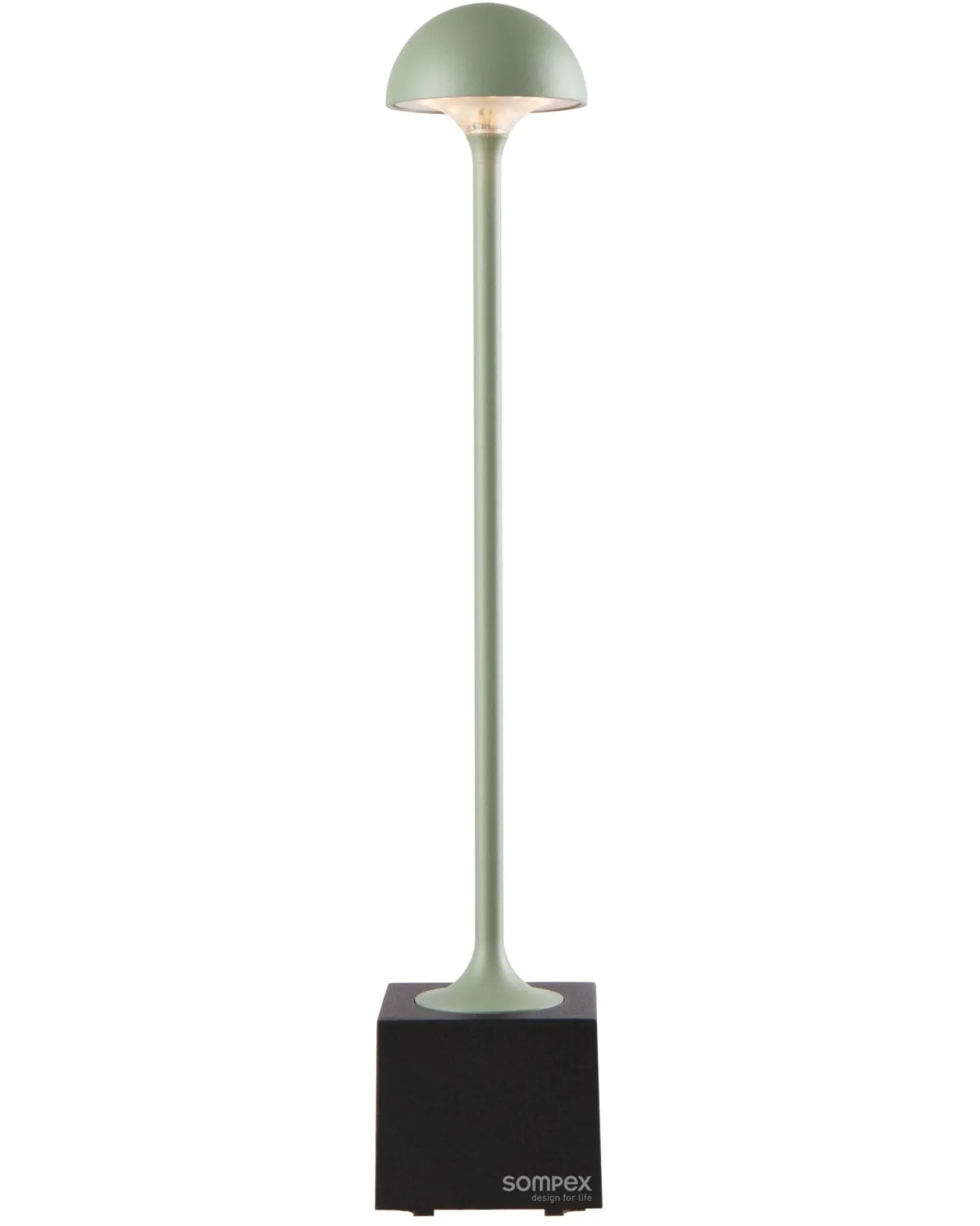Sompex Flora Tischleuchte Outdoor mit Touchdimmer Olivgrün