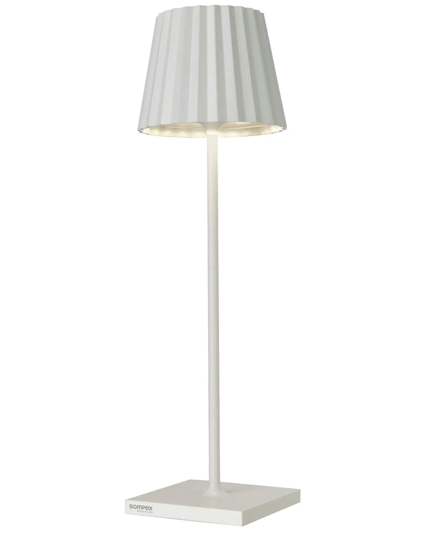 Sompex LED Outdoor Leuchte - Troll Tischleuchte Weiß