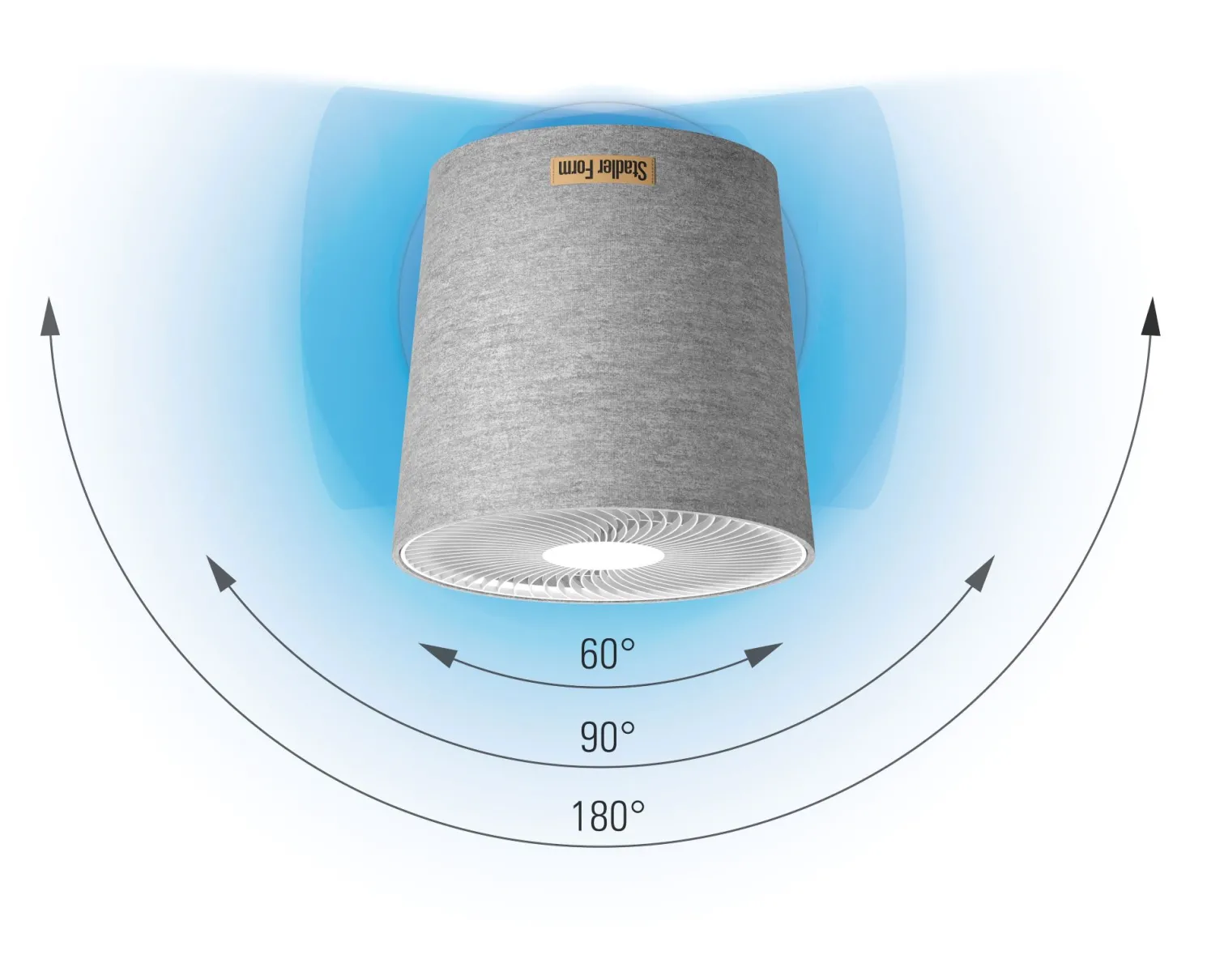 Stadler Form Ventilator Simon mit 3D-Schwenkfunktion