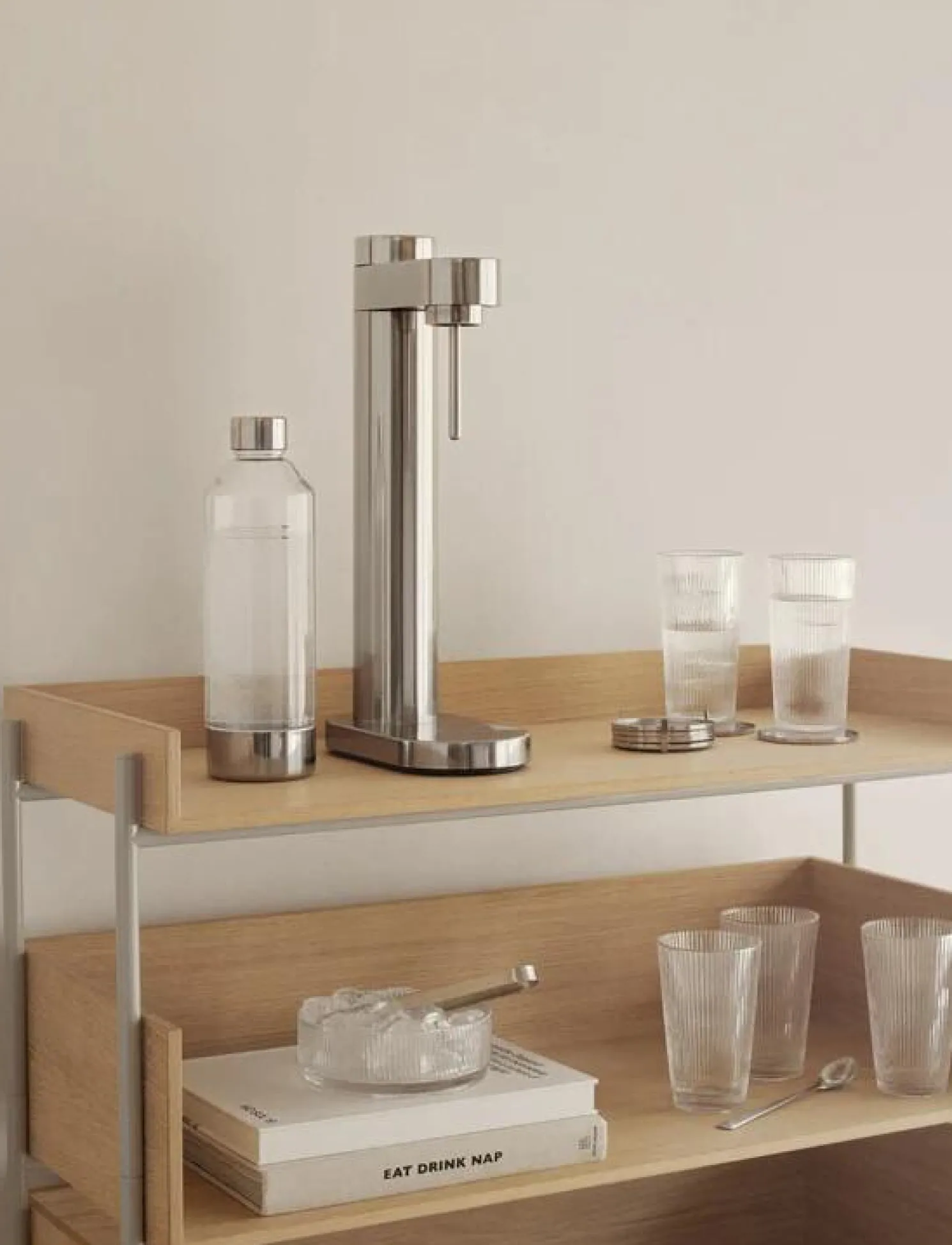 Stelton Brus Wassersprudler Edelstahl