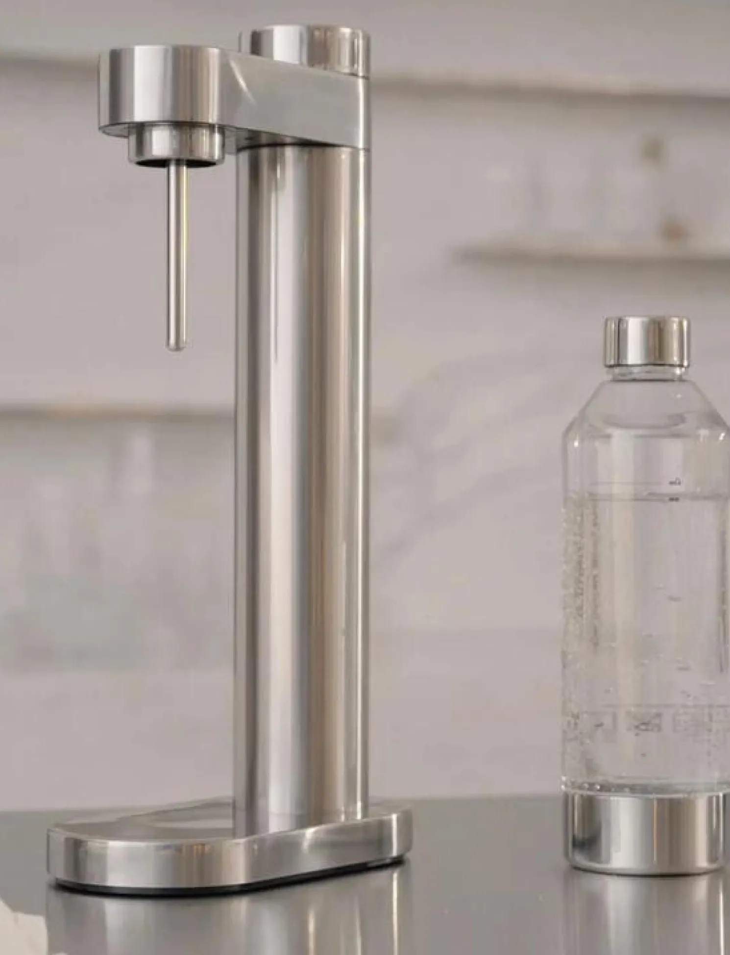 Stelton Brus Wassersprudler Edelstahl