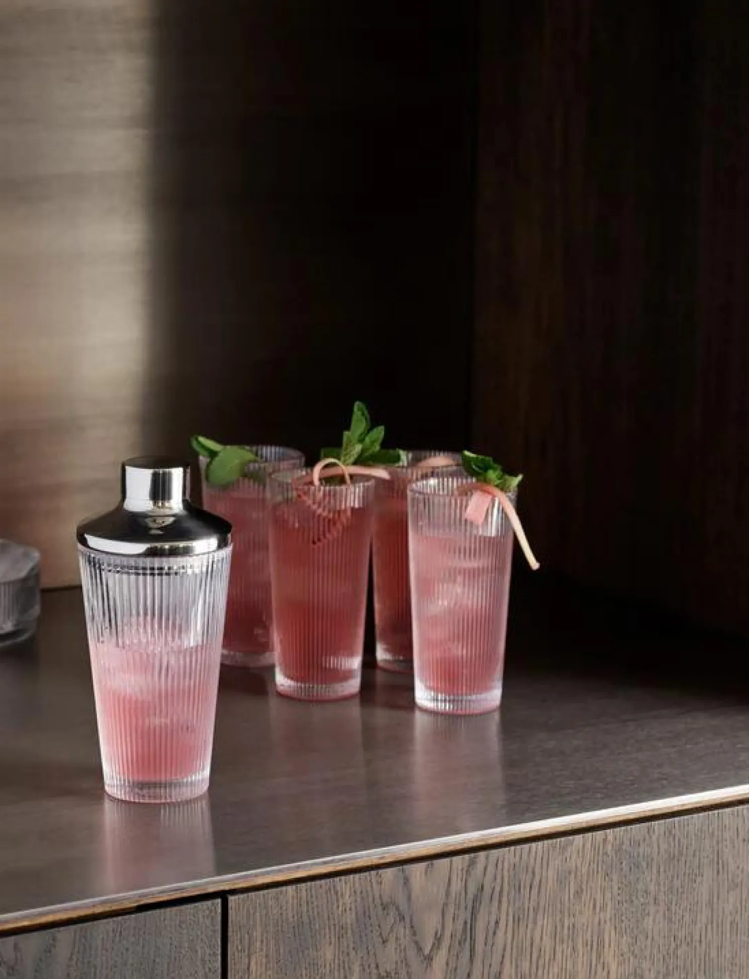 Stelton Pilastro Cocktail Shaker klar