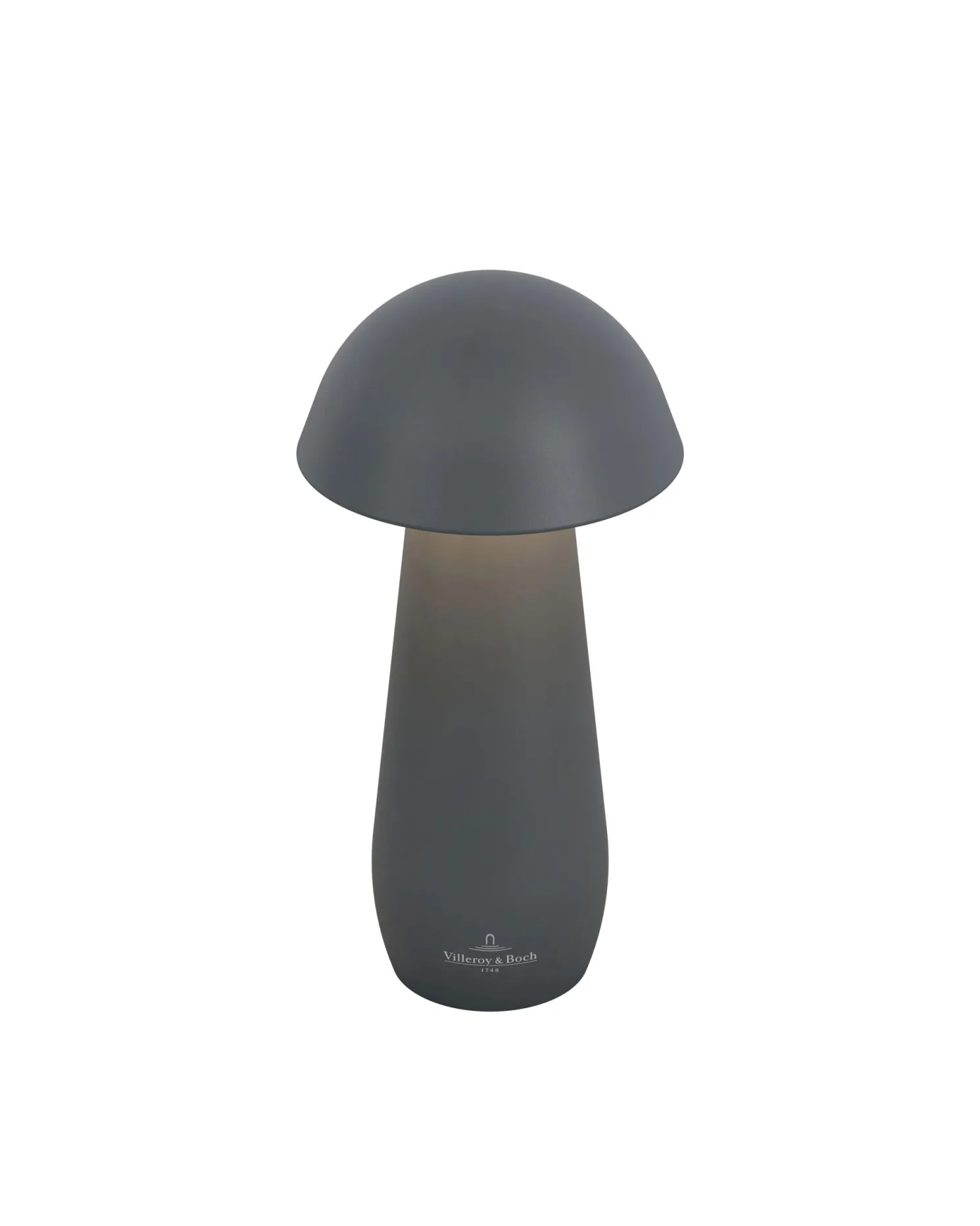 Villeroy & Boch MODENA Akku-Tischleute - Pilzlampe 16 cm anthrazit