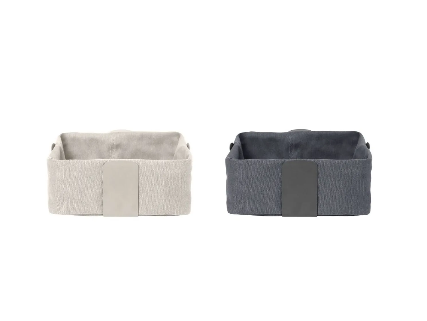 Blomus Designer Brotkorb DESA L aus Stoff und Metall magnet