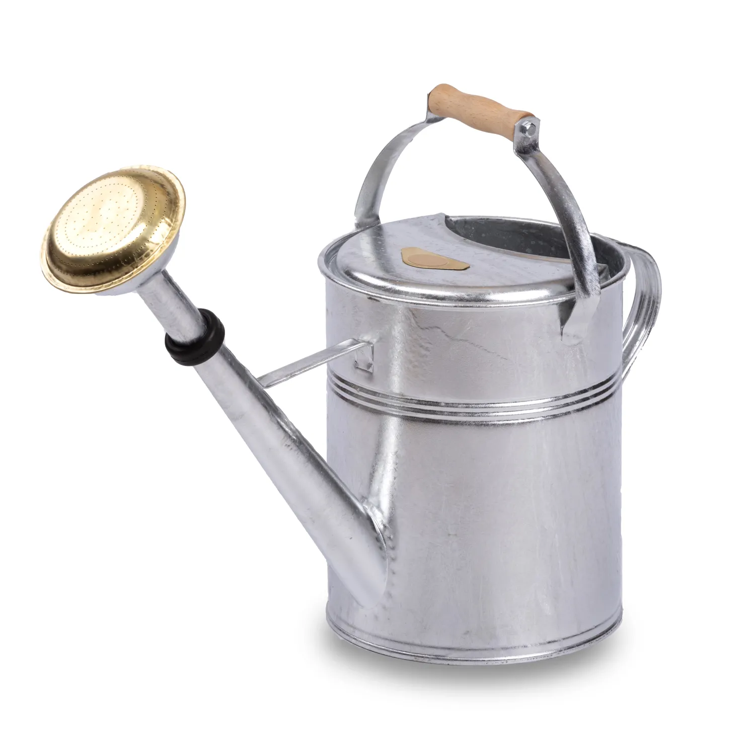 The Great British Garden Gießkanne mit Holzgriff 9L Vintage Cream